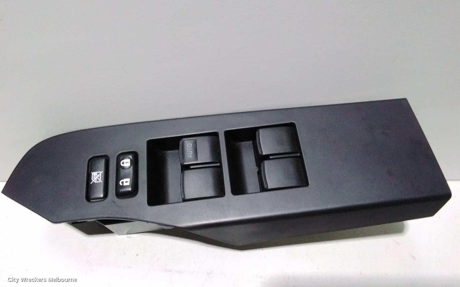 TOYOTA COROLLA PWR DR WIND SWITCH, RH FRONT (MASTER SWITCH), ZRE182R, HATCH, STANDARD, 03/2015 - 06/2018