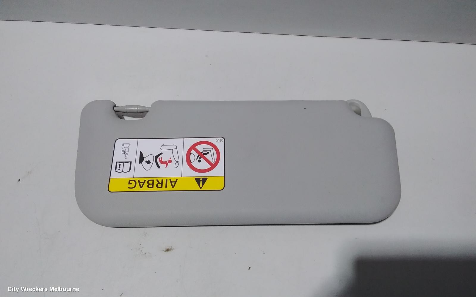 TOYOTA COROLLA SUNVISOR, ZRE182R/ZWE186R, LH SIDE, 10/2012 - 06/2018