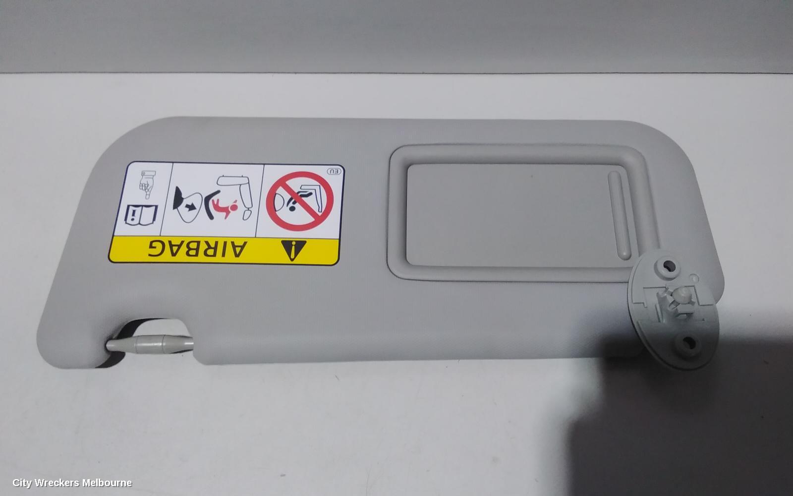 TOYOTA COROLLA SUNVISOR, ZRE182R/ZWE186R, LH SIDE, 10/2012 - 06/2018
