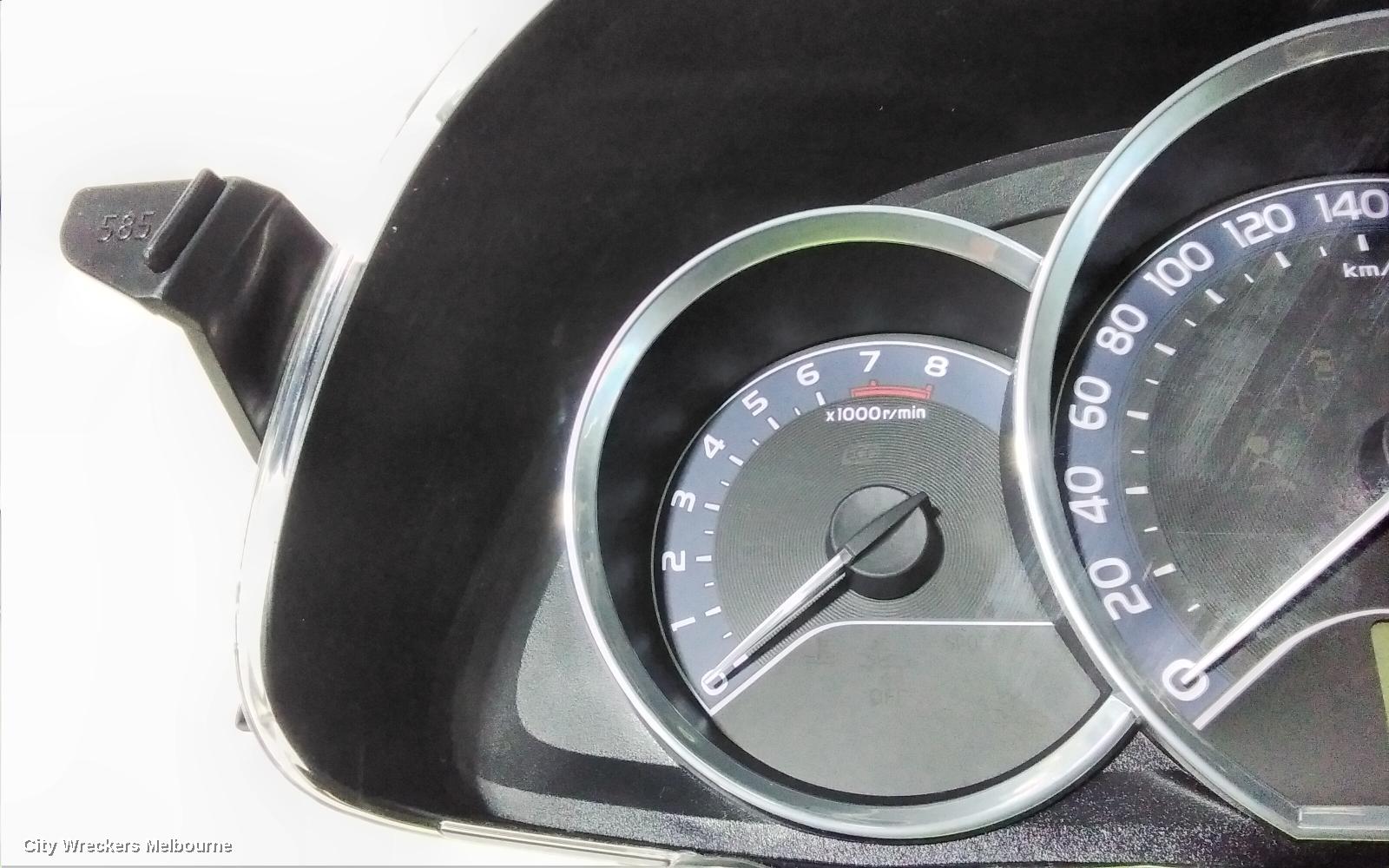 TOYOTA COROLLA INSTRUMENT CLUSTER, 1.8, 2ZR-FE, AUTO T/M, ASCENT/ASCENT SPORT, ZRE182R, HATCH, 06/2015 - 06/2018