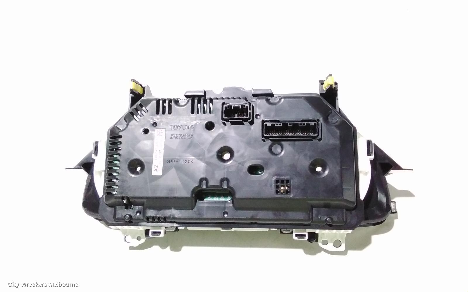 TOYOTA COROLLA INSTRUMENT CLUSTER, 1.8, 2ZR-FE, AUTO T/M, ASCENT/ASCENT SPORT, ZRE182R, HATCH, 06/2015 - 06/2018