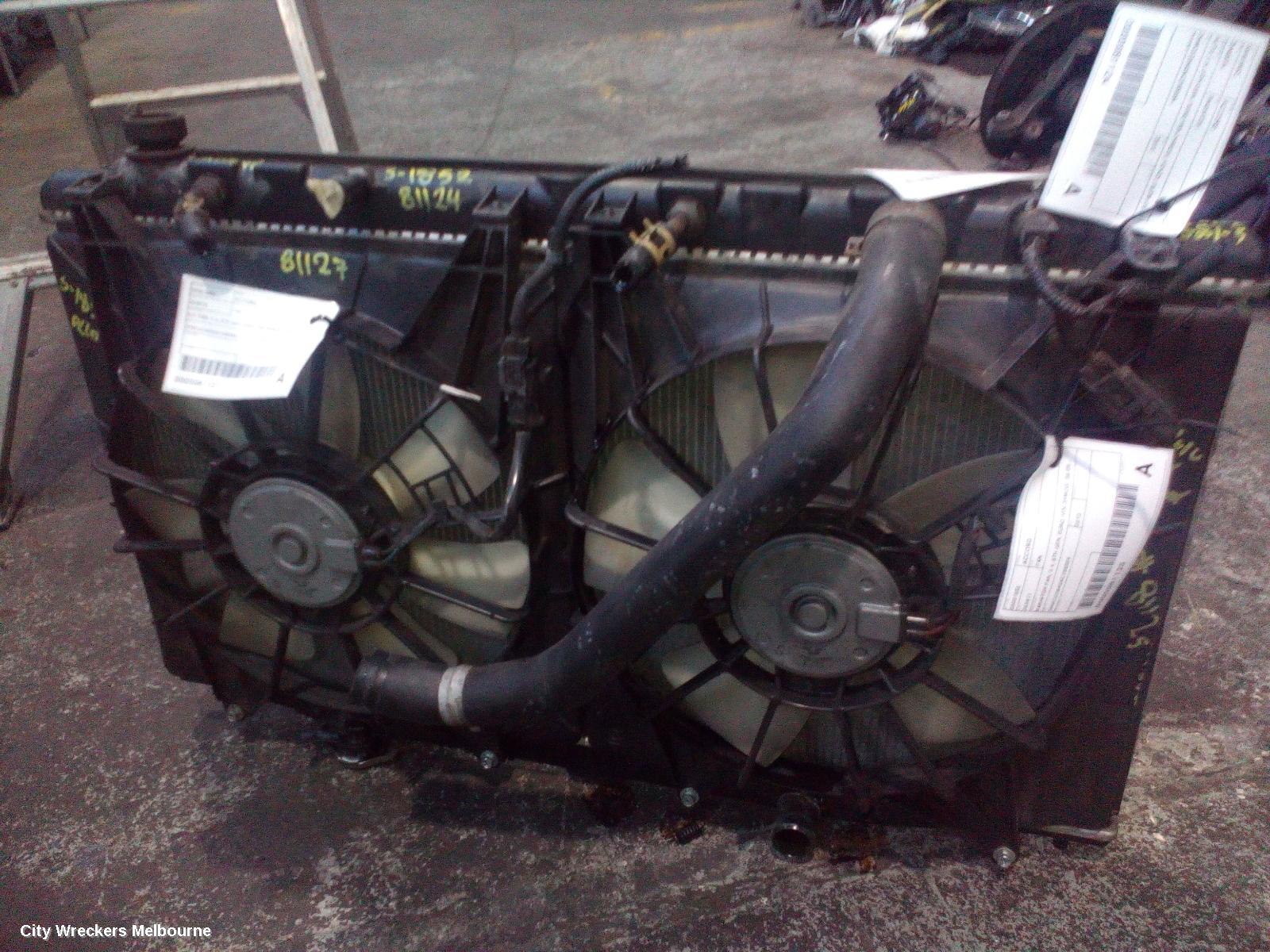 HONDA ACCORD FAN, RADIATOR FAN, 2.4, 8TH GEN, EURO (VIN JHMCU), 06/2008 - 12/2015