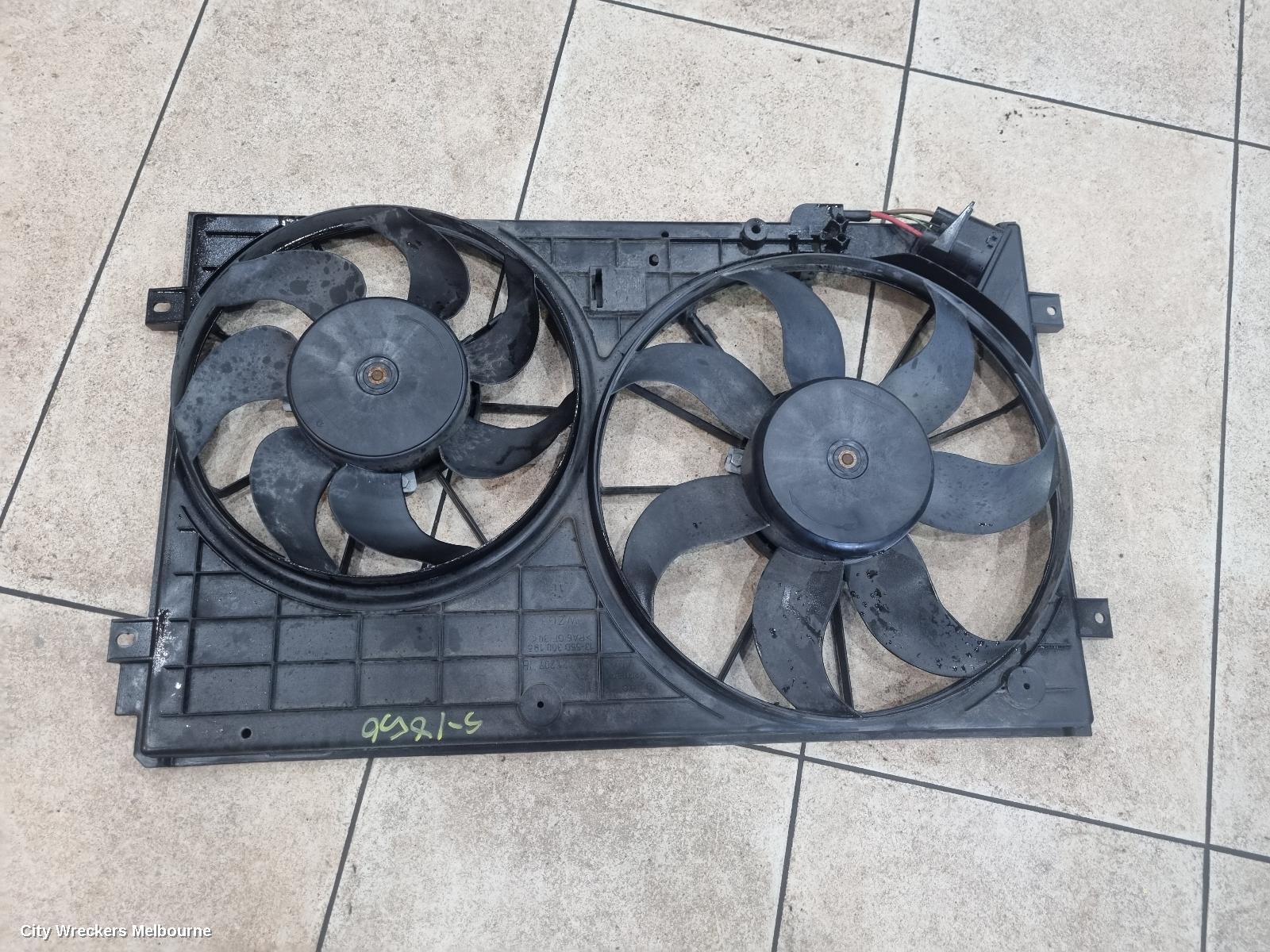 VOLKSWAGEN GOLF FAN, DUAL FAN ASSY, 1.2/1.4, PETROL, CBZB/CTHD/CAXA CODE, GEN 6, 12/2008 - 01/2016