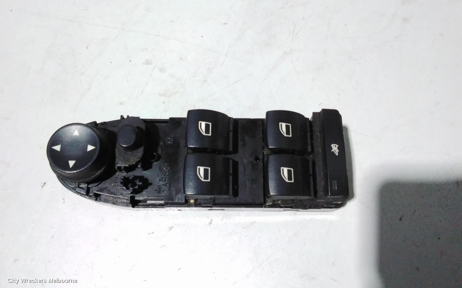 BMW 1 SERIES PWR DR WIND SWITCH, RH FRONT (MASTER SWITCH), E87, HATCH, 06/2007 - 12/2011