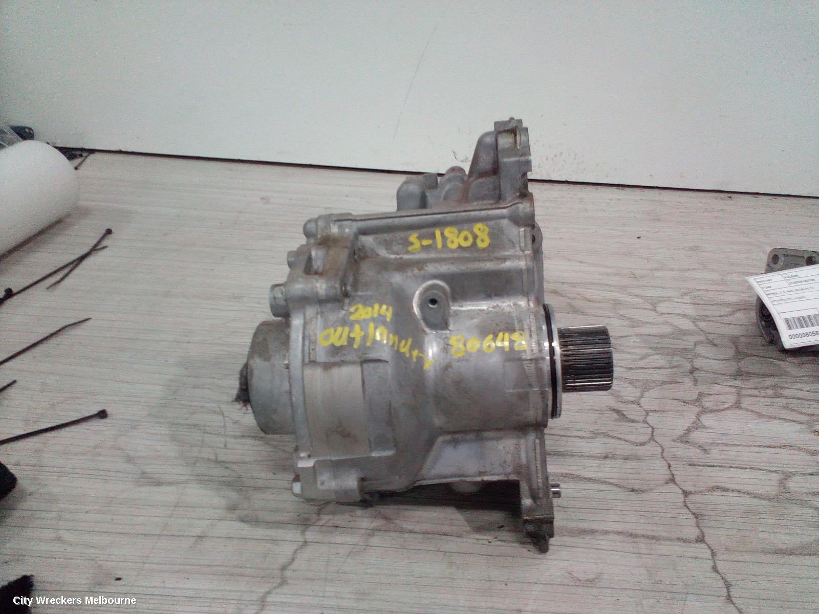 MITSUBISHI OUTLANDER TRANSFER CASE, PETROL, 2.0/2.4, ZJ-ZL, 10/2012 ONWARDS