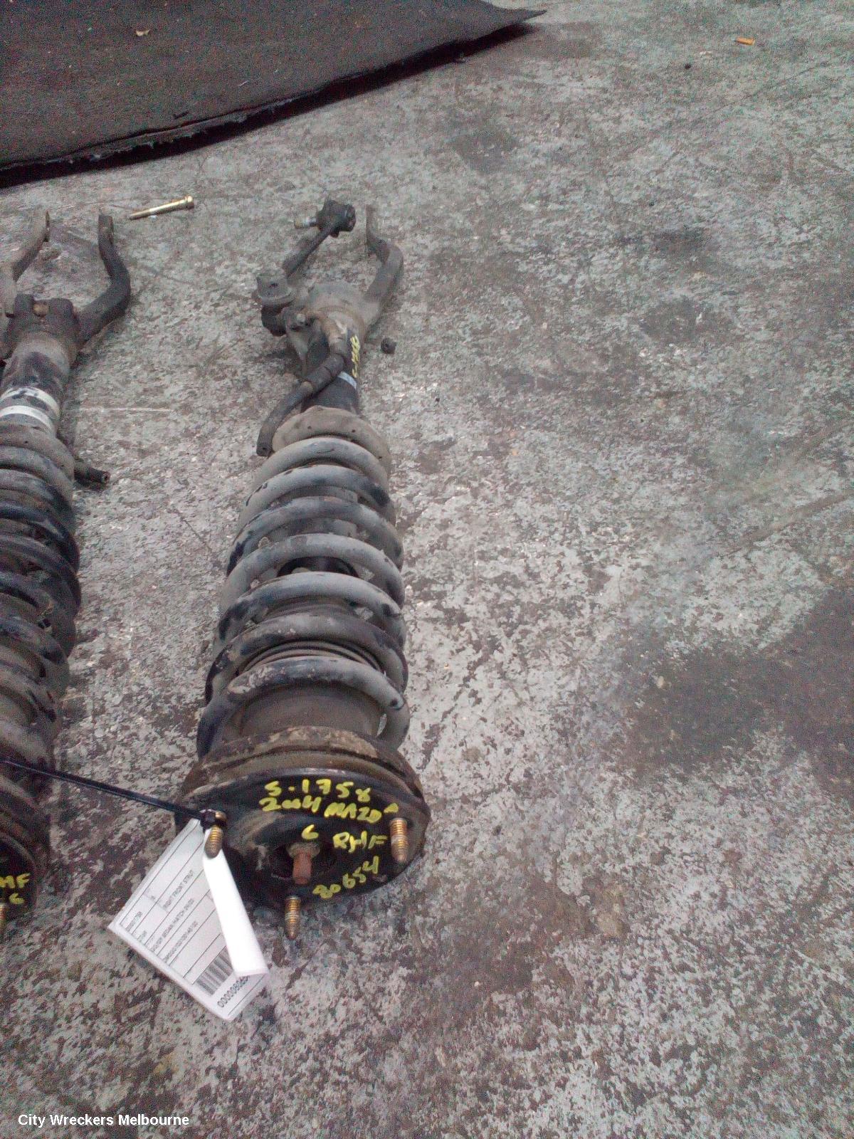 MAZDA 6 RIGHT FRONT STRUT, GG/GY SEDAN/HATCH 09/2002 ONWARDS
