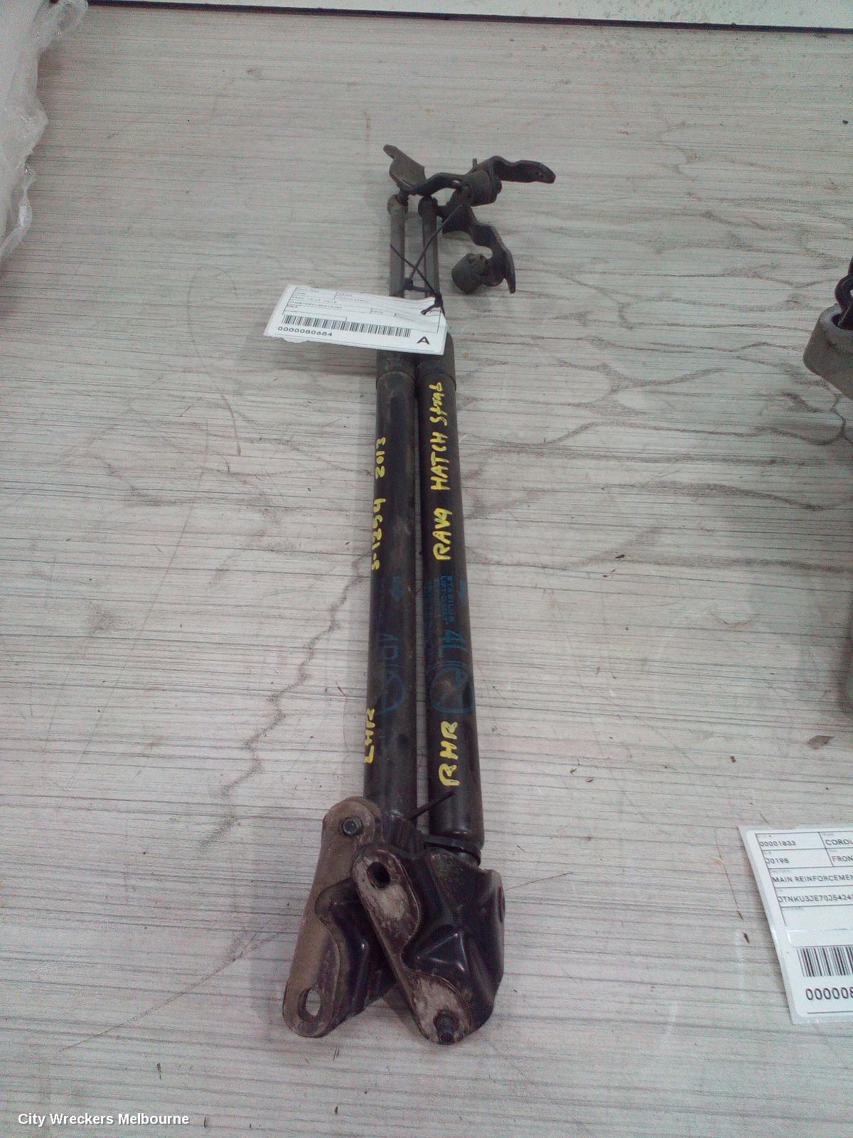 TOYOTA RAV4 HATCH STRUT, TAILGATE STRUT (PAIR), NON POWER LIFT, XA40, 12/2012 - 12/2018