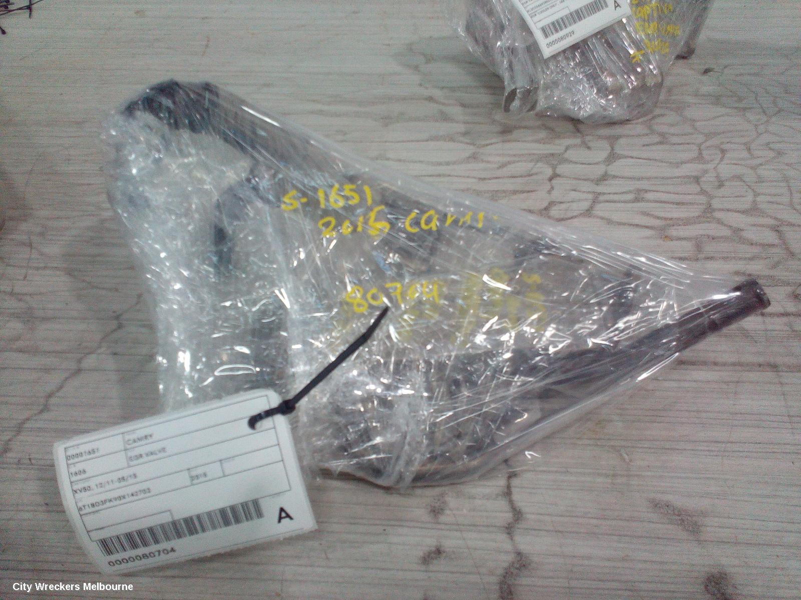 TOYOTA CAMRY COOLER, EGR COOLER, 2.5, 2AR-FXE, AVV50, 03/2012 - 10/2017