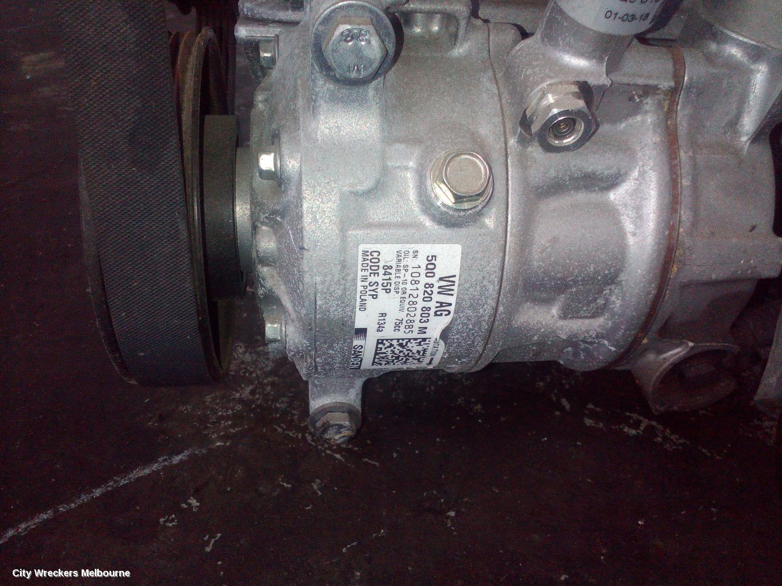 VOLKSWAGEN GOLF A/C COMPRESSOR, GEN 7, 1.4/1.8, PETROL, 03/2013 - 08/2020