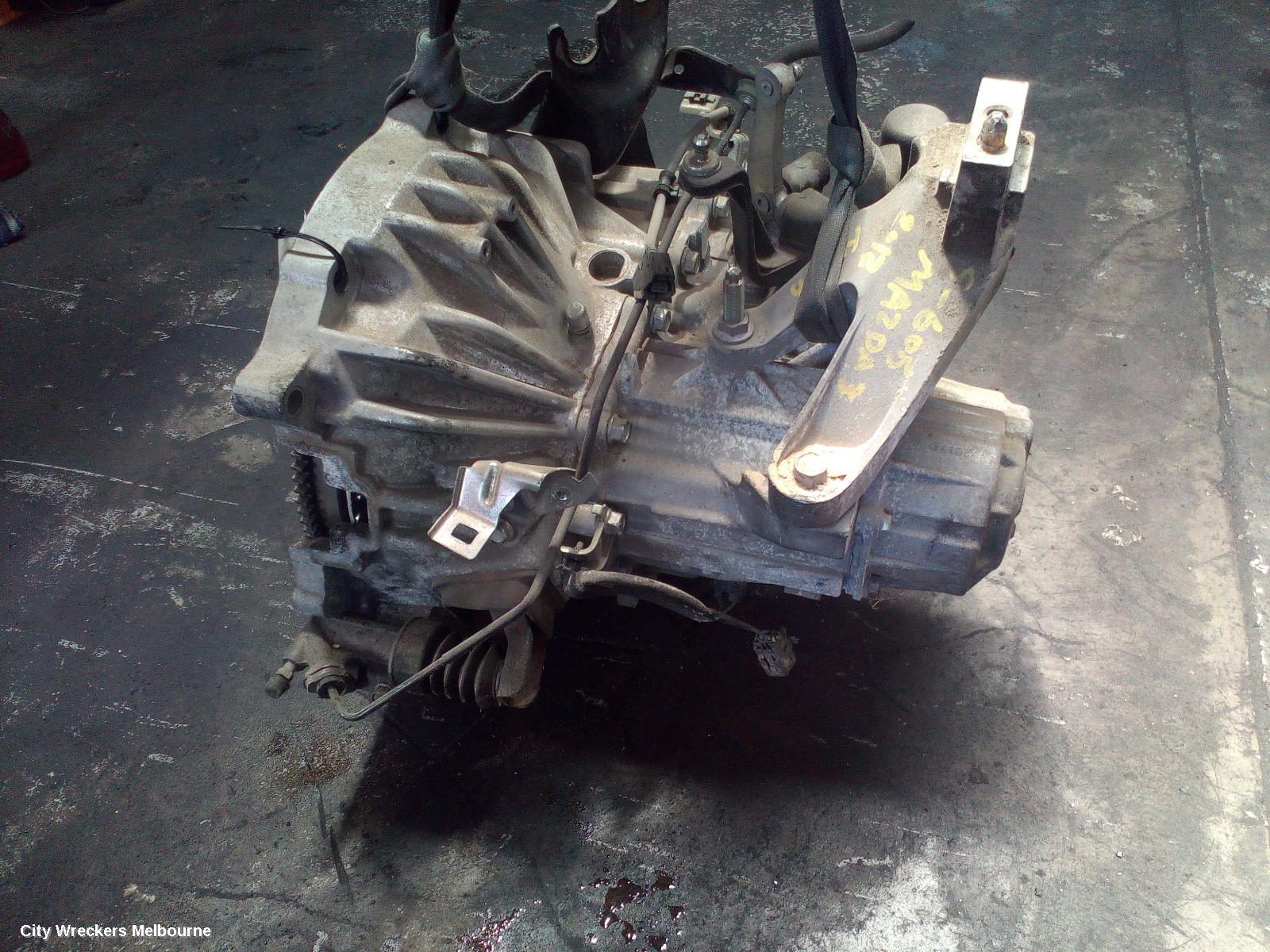 MAZDA 3 TRANS/GEARBOX, MANUAL, FWD, PETROL, 2.0, LF, 6 SPEED (8TH VIN = F), BL, 04/2009 - 10/2013