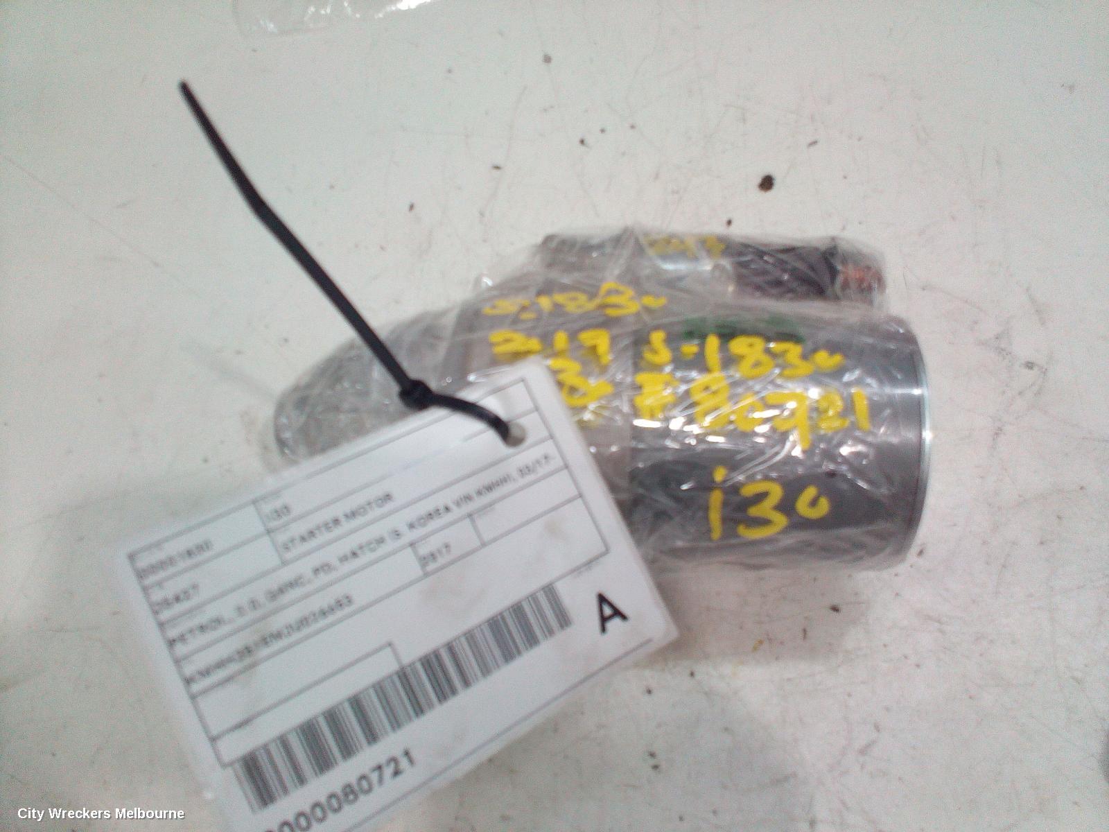 HYUNDAI I30 STARTER, PETROL, 2.0, G4NC, PD, HATCH (S. KOREA VIN KMHH), 03/2017 ONWARDS