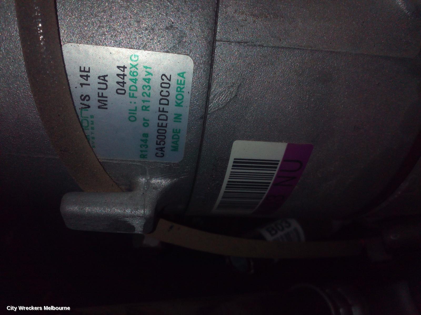 HYUNDAI I30 A/C COMPRESSOR, PETROL, 2.0, G4NC, PD, HATCH (S. KOREA VIN KMHH), 03/2017 ONWARDS