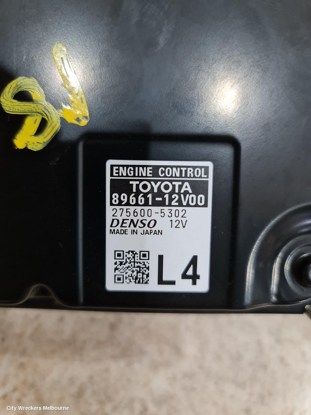 TOYOTA COROLLA ECU, ENGINE ECU, AUTO T/M, ECU ONLY, ZRE182R, 10/2012 - 06/2018