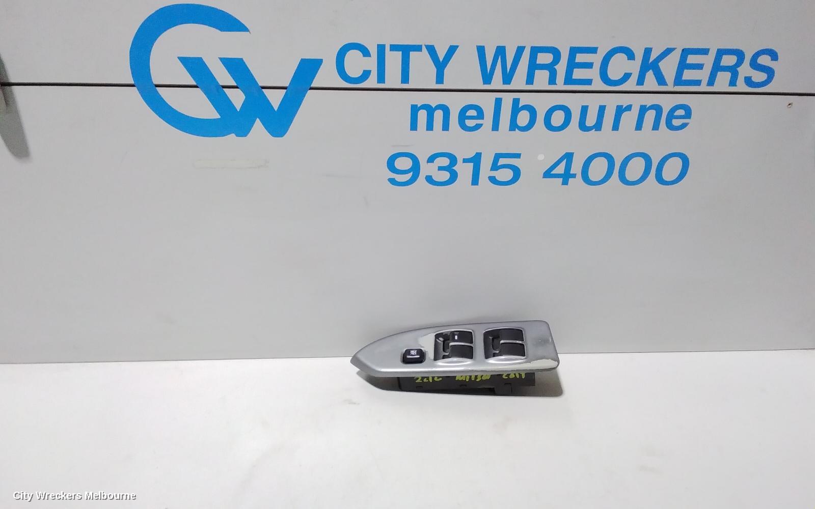 MITSUBISHI COLT PWR DR WIND SWITCH, RH FRONT (MASTER SWITCH), RG, HATCH, 01/2002 - 11/2011