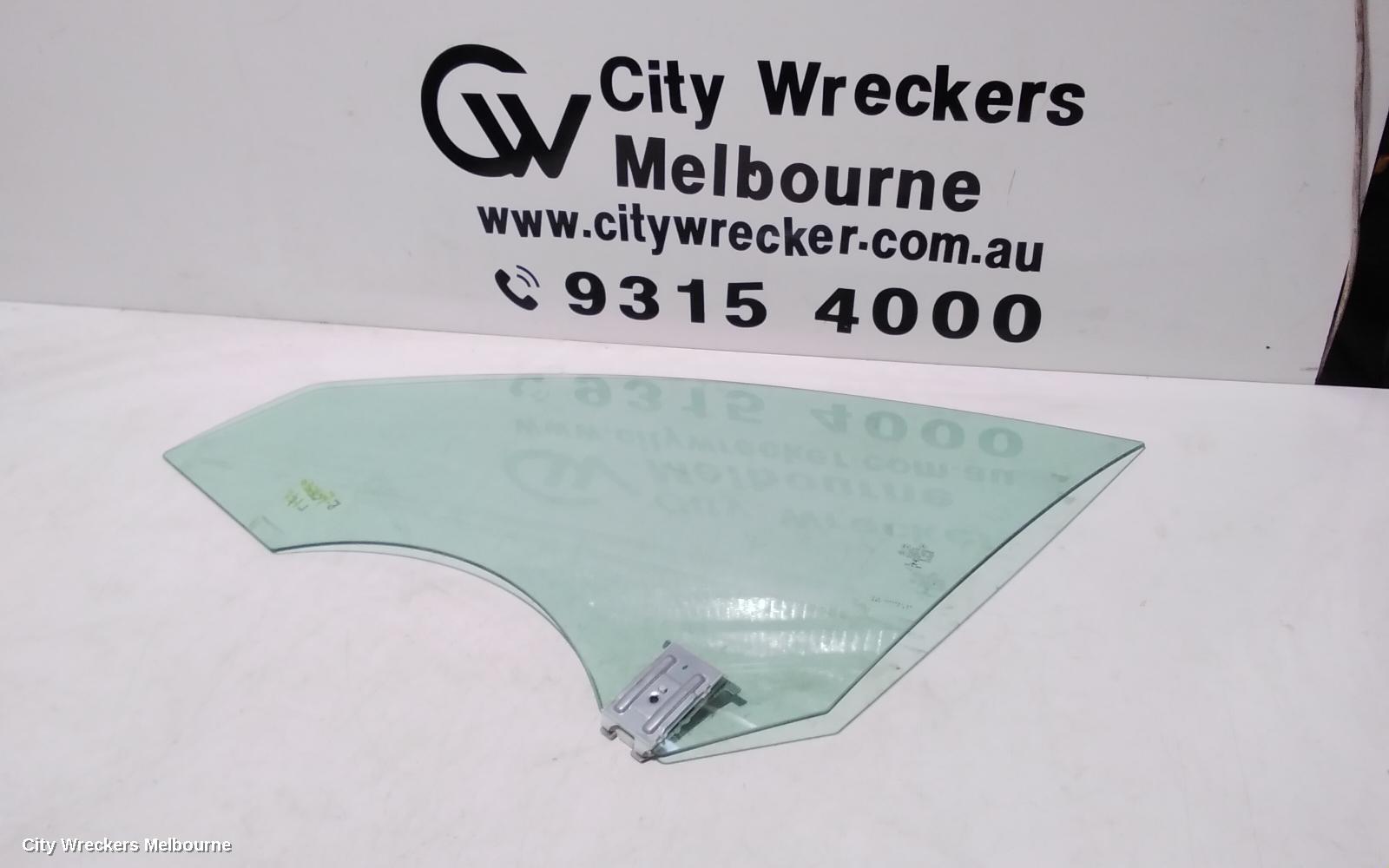 MERCEDES CLA CLASS LEFT FRONT DOOR WINDOW, C117, 10/2013 - 02/2019