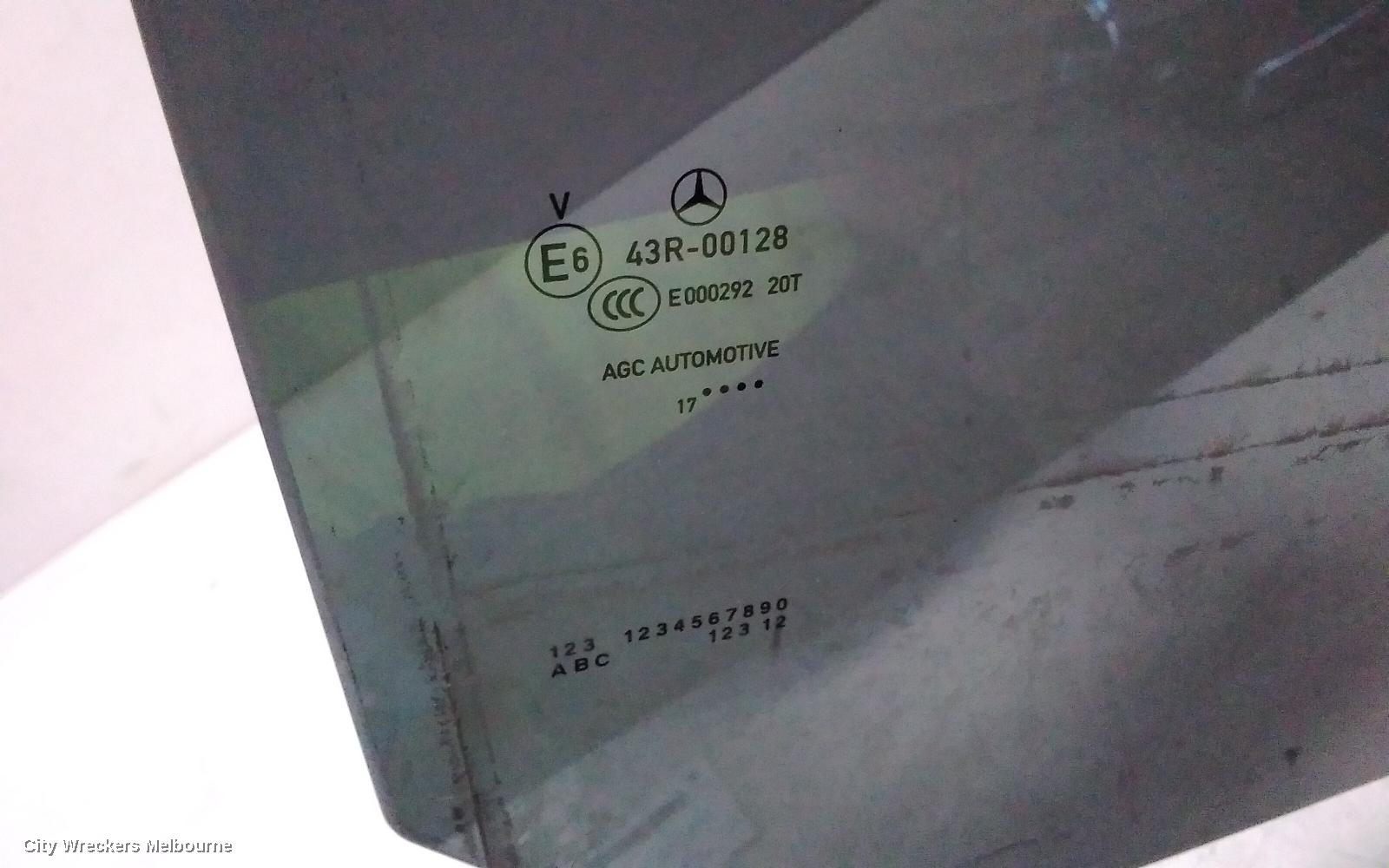 MERCEDES CLA CLASS RIGHT REAR DOOR WINDOW, C117, 09/2013 - 02/2019