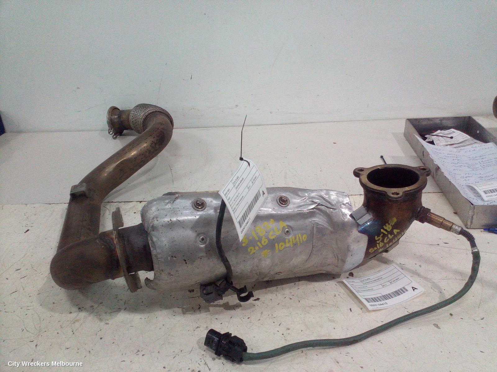 MERCEDES CLA CLASS CATALYTIC CONVERTER, C117, 10/2013 - 02/2019