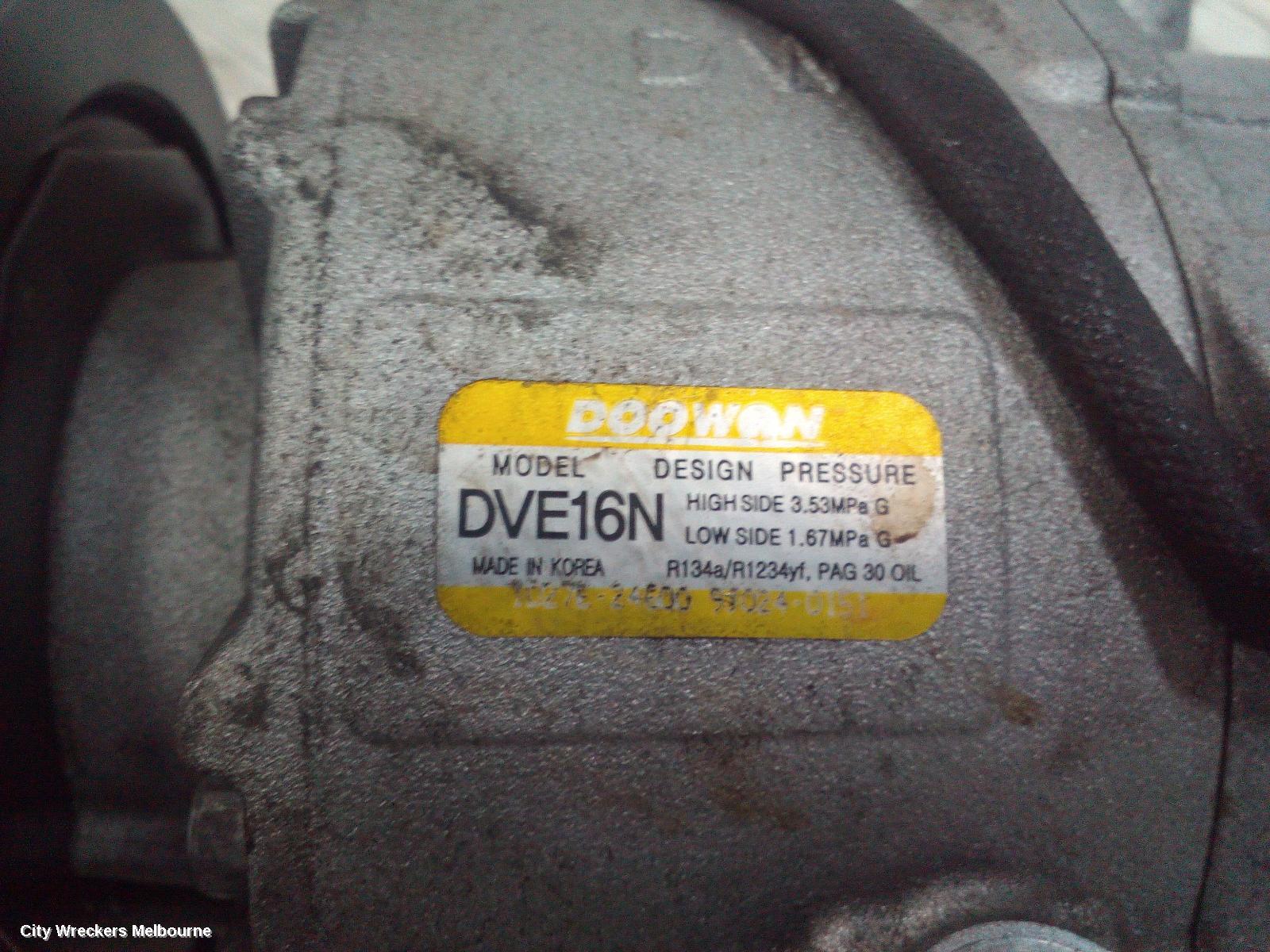 HYUNDAI TUCSON A/C COMPRESSOR, TL, 2.0, G4NC, PETROL, 06/2018 - 01/2021