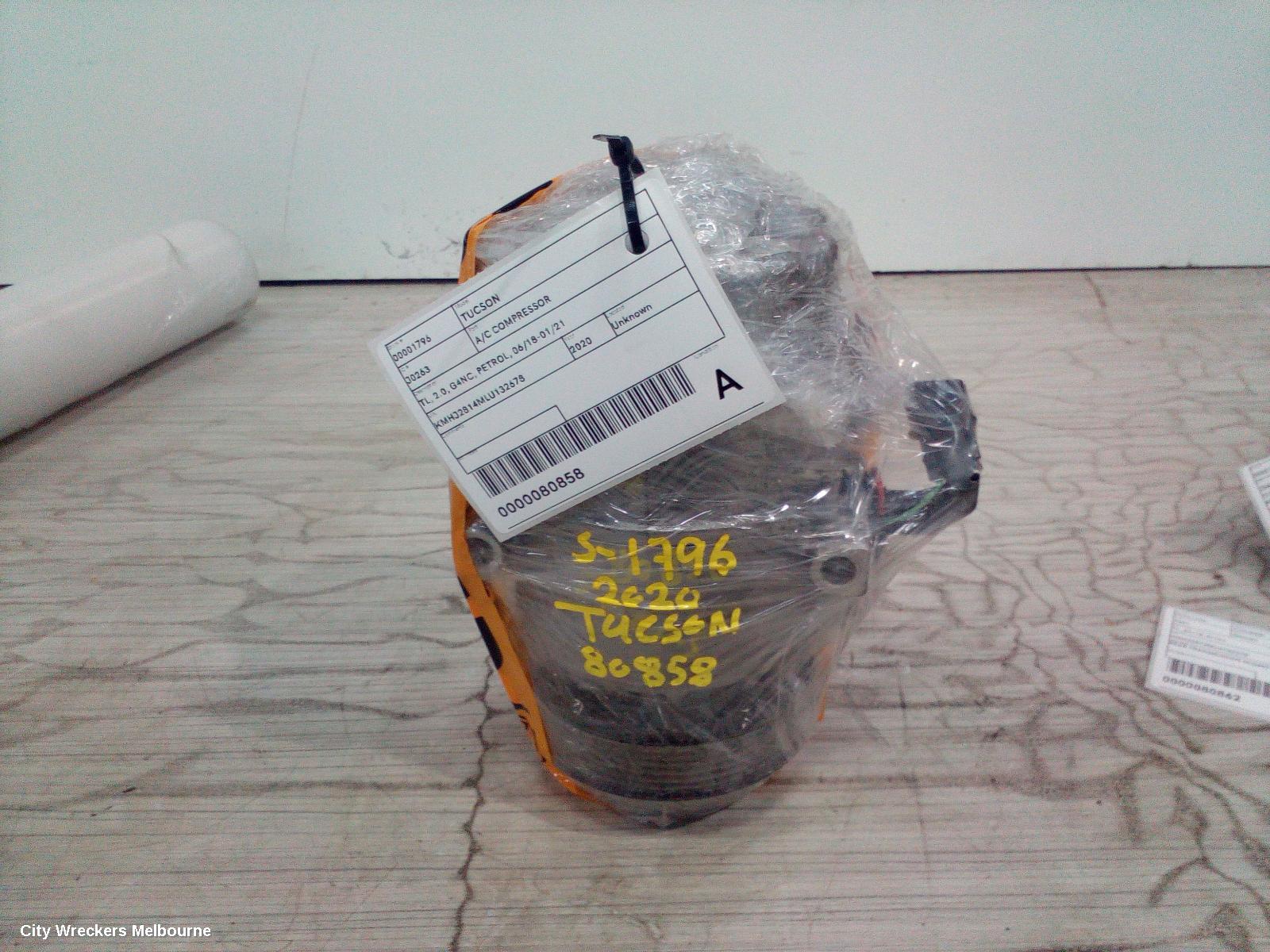 HYUNDAI TUCSON A/C COMPRESSOR, TL, 2.0, G4NC, PETROL, 06/2018 - 01/2021