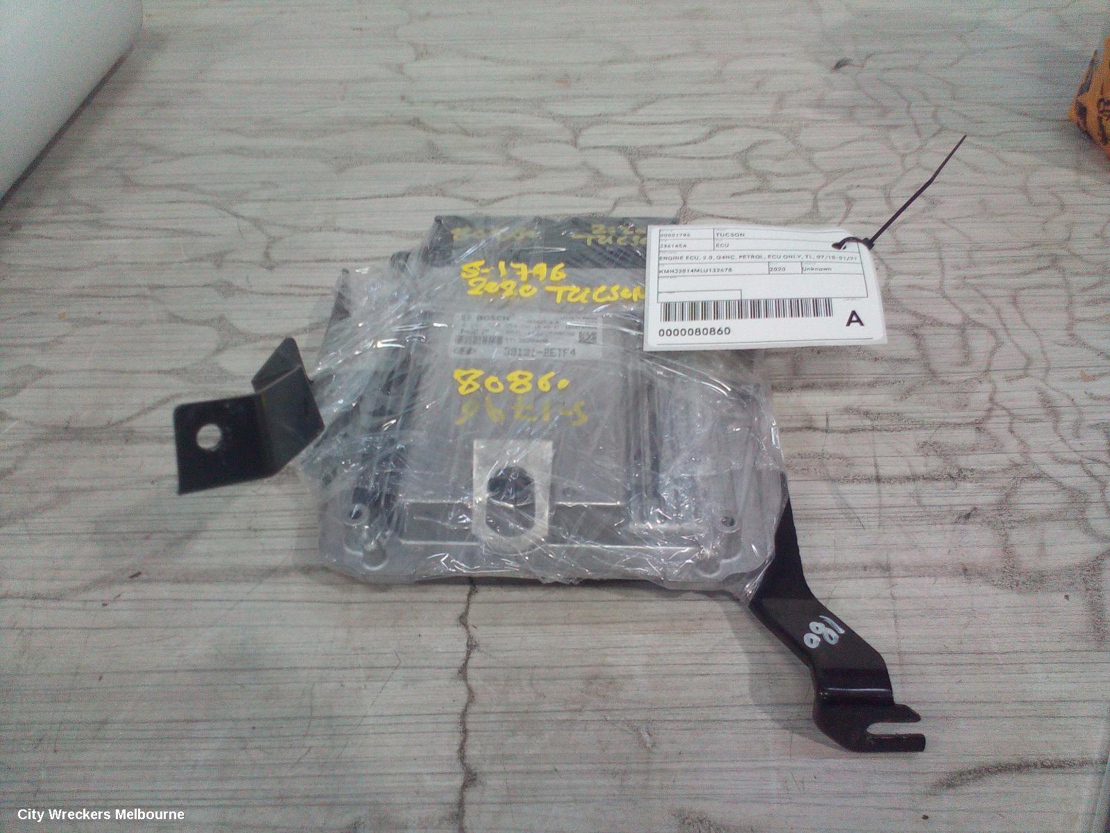 HYUNDAI TUCSON ECU, ENGINE ECU, 2.0, G4NC, PETROL, ECU ONLY, TL, 07/2015 - 01/2021