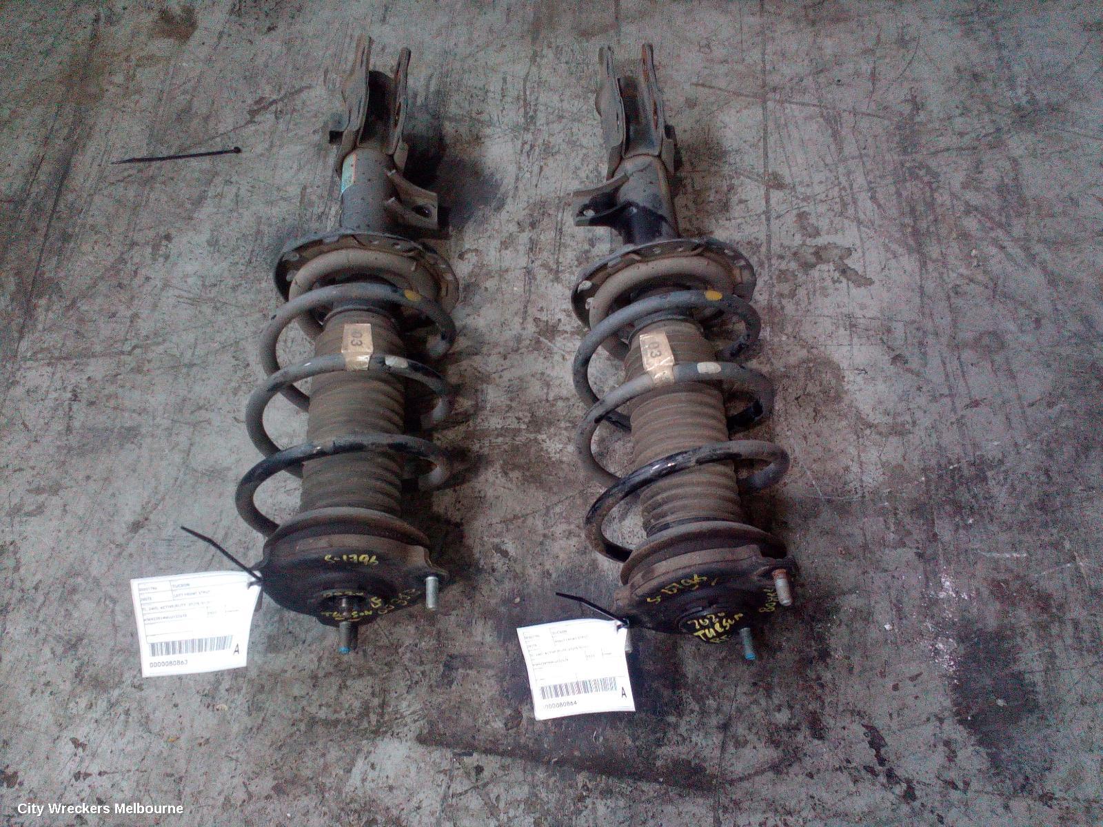 HYUNDAI TUCSON LEFT FRONT STRUT, TL, KOREAN BUILT (VIN KMHJ), 2WD, 06/2018 - 01/2021