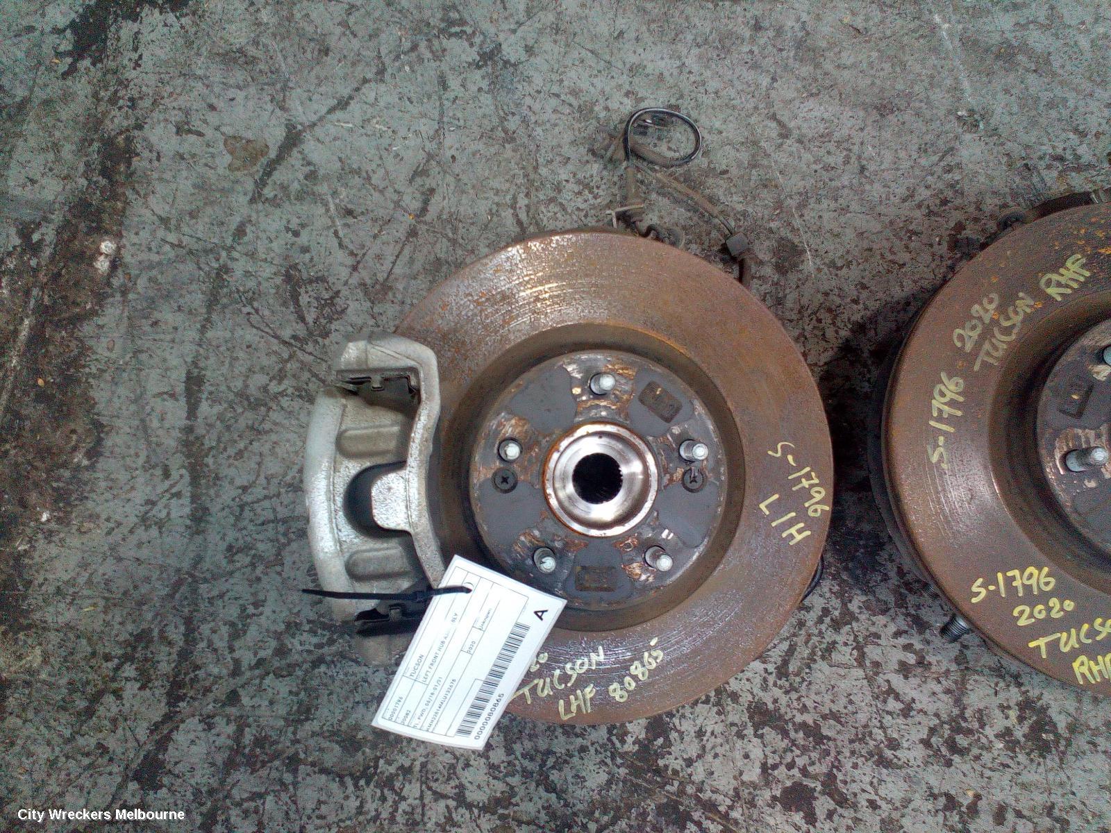 HYUNDAI TUCSON LEFT FRONT HUB ASSEMBLY, TL, FWD, 06/2018 - 01/2021