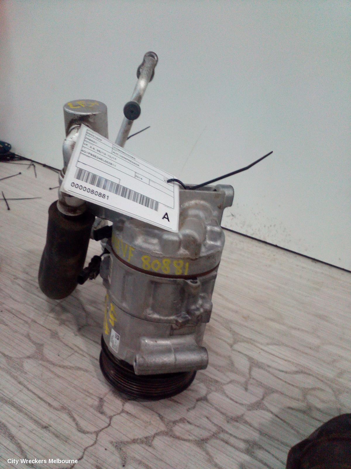 HOLDEN COMMODORE A/C COMPRESSOR, VF, 3.6, 05/2013 - 12/2017