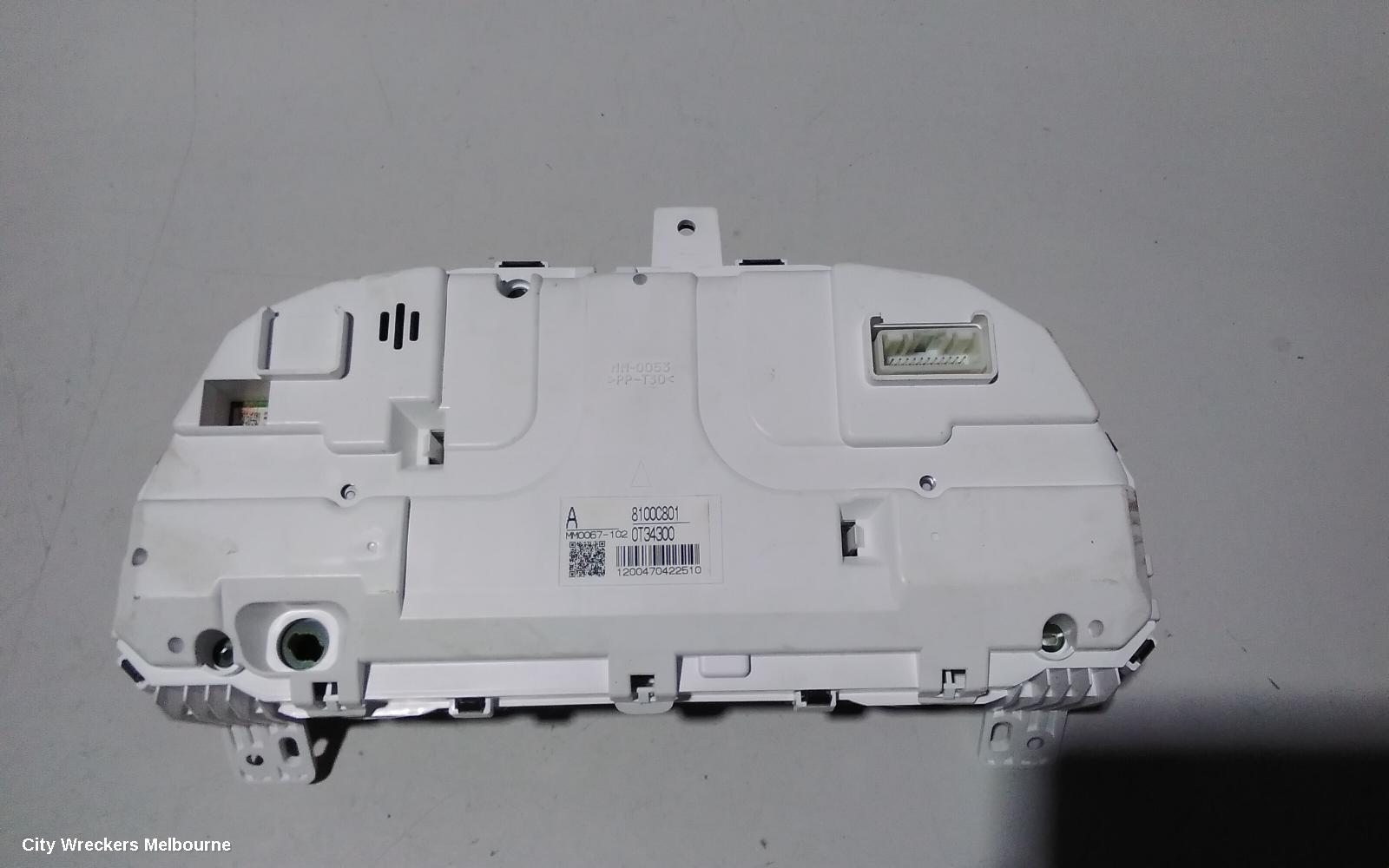 MITSUBISHI ASX INSTRUMENT CLUSTER, PETROL, AUTO T/M, XA-XC, 07/2010 ONWARDS