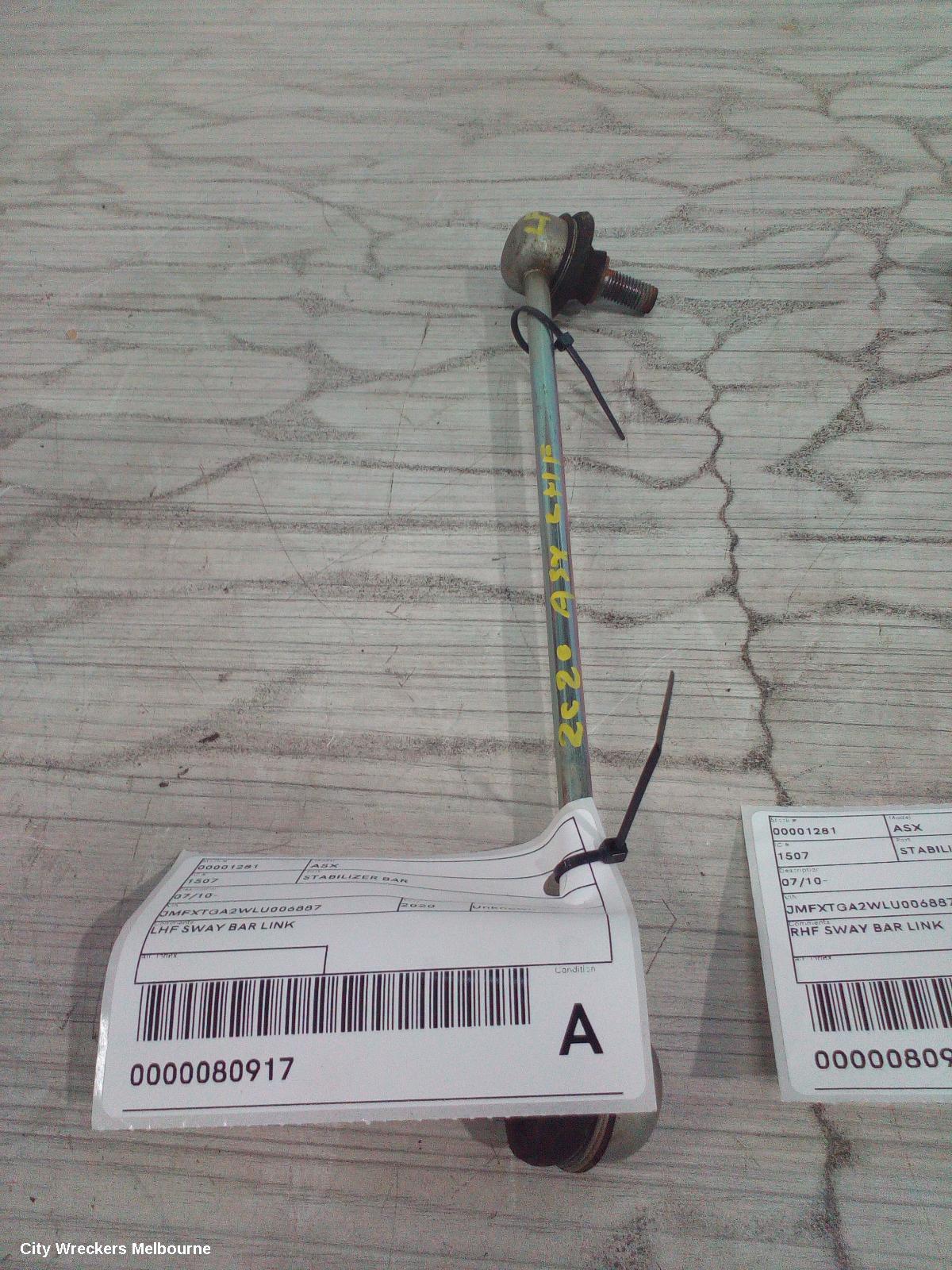 MITSUBISHI ASX STABILISER BAR, XA-XD, FRONT SWAY BAR LINK (LH SIDE), 05/2010 - 12/2024