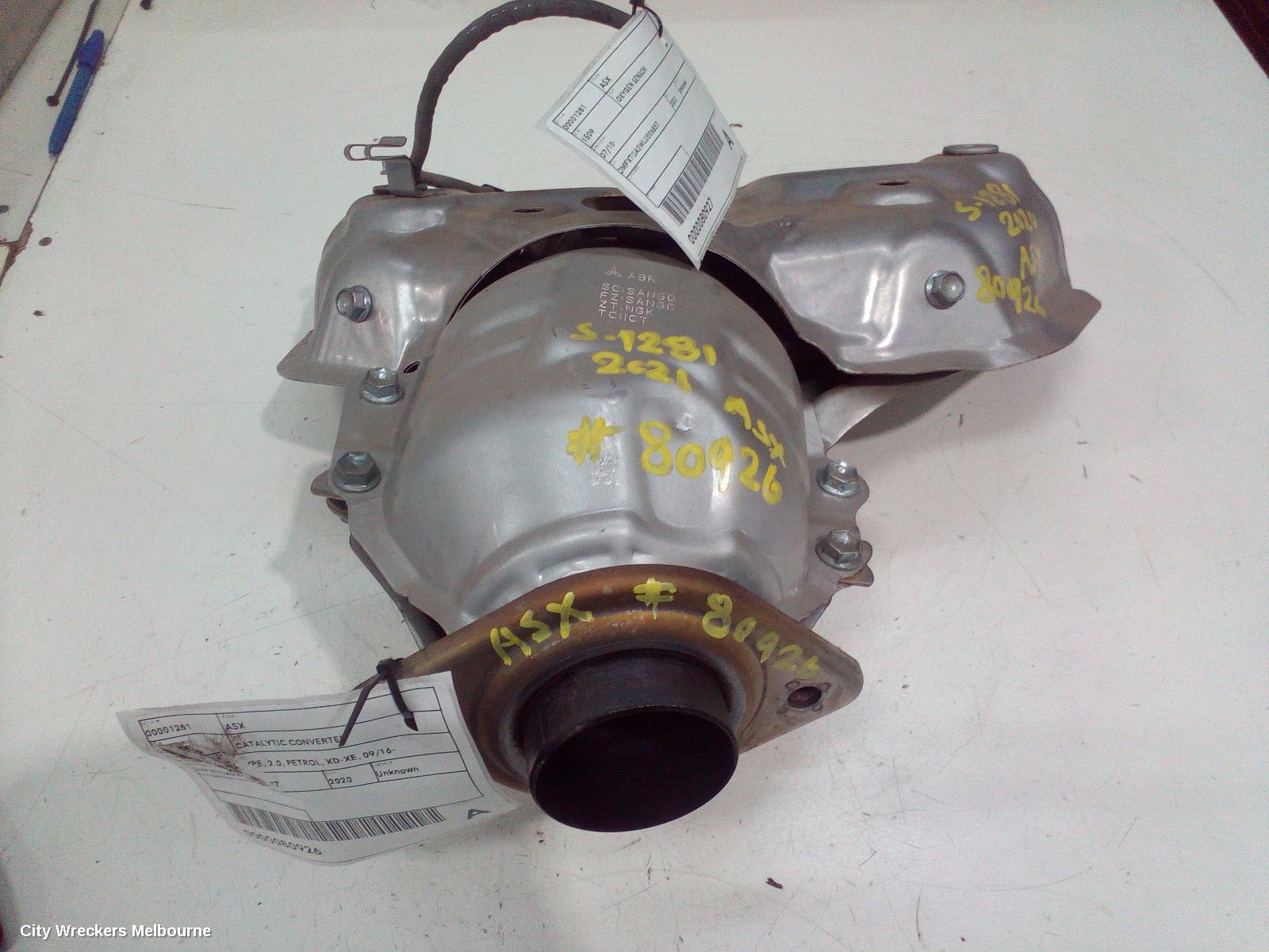 MITSUBISHI ASX CATALYTIC CONVERTER, MANIFOLD-CAT TYPE, 2.0, PETROL, XD-XE, 09/2016 ONWARDS