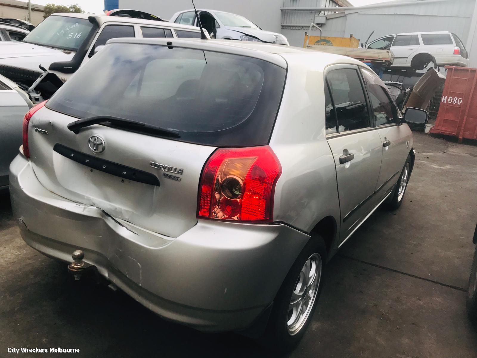 TOYOTA COROLLA WASHER BOTTLE, ZZE122, HATCH/WAGON, 12/2001 - 06/2007