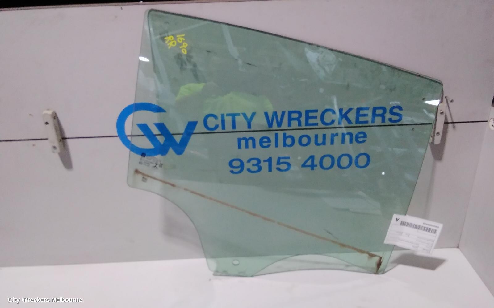 HOLDEN ASTRA RIGHT REAR DOOR WINDOW, BK, 5DR HATCH, 09/2016 ONWARDS