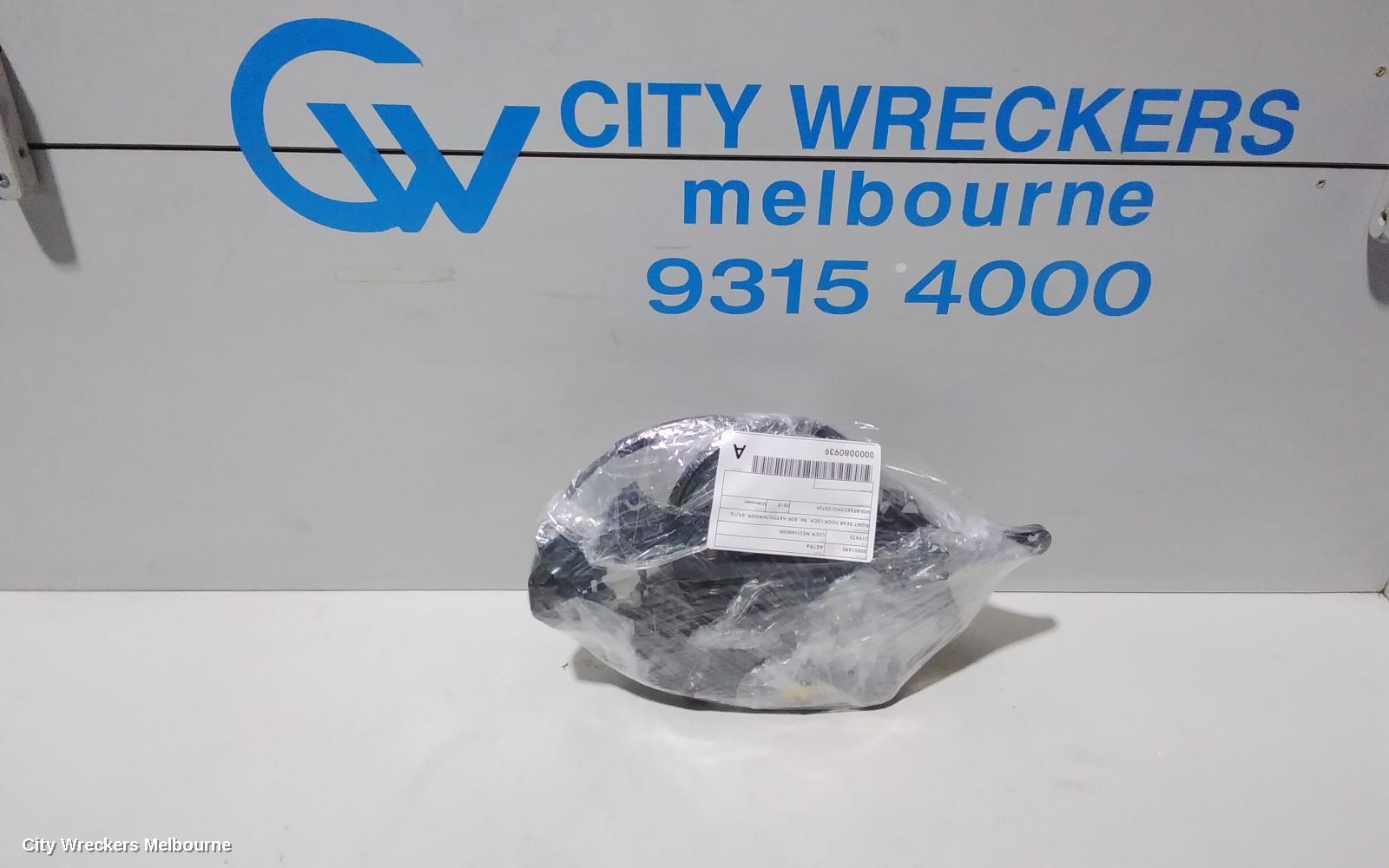 HOLDEN ASTRA DOOR/BOOT/GATE LOCK, RIGHT REAR DOOR LOCK, BK, 5DR HATCH/WAGON, 09/2016 ONWARDS