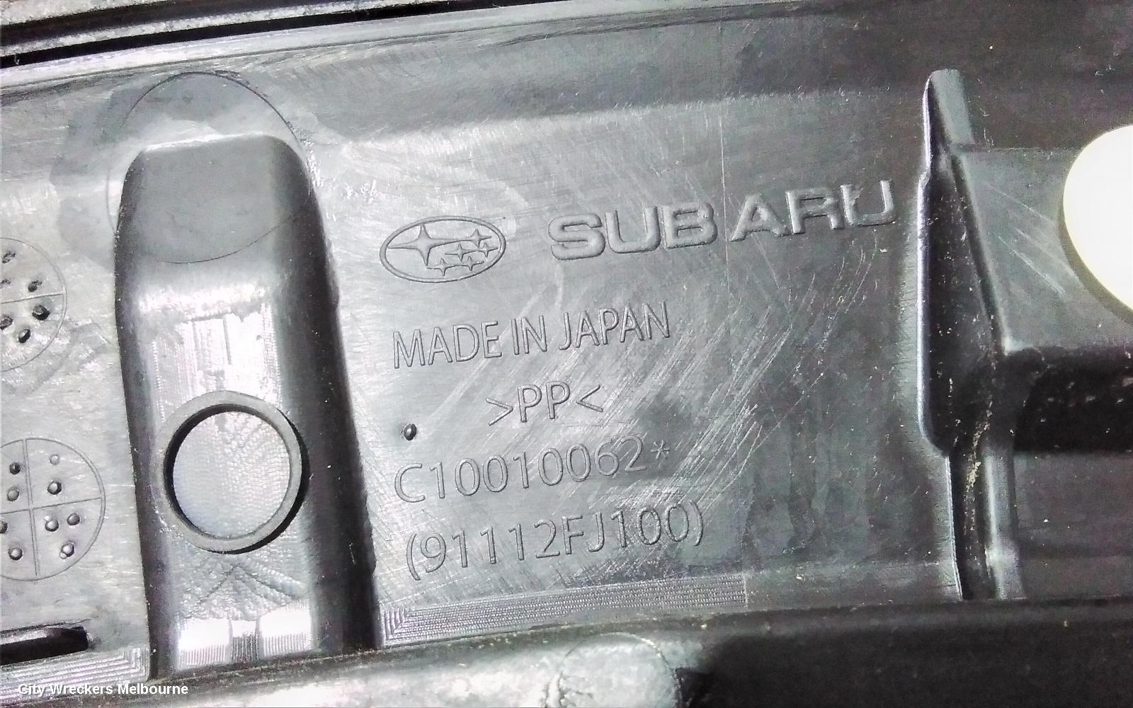 SUBARU XV WHEEL ARCH FLARE, RH FRONT, G4X, 08/2011 - 04/2017