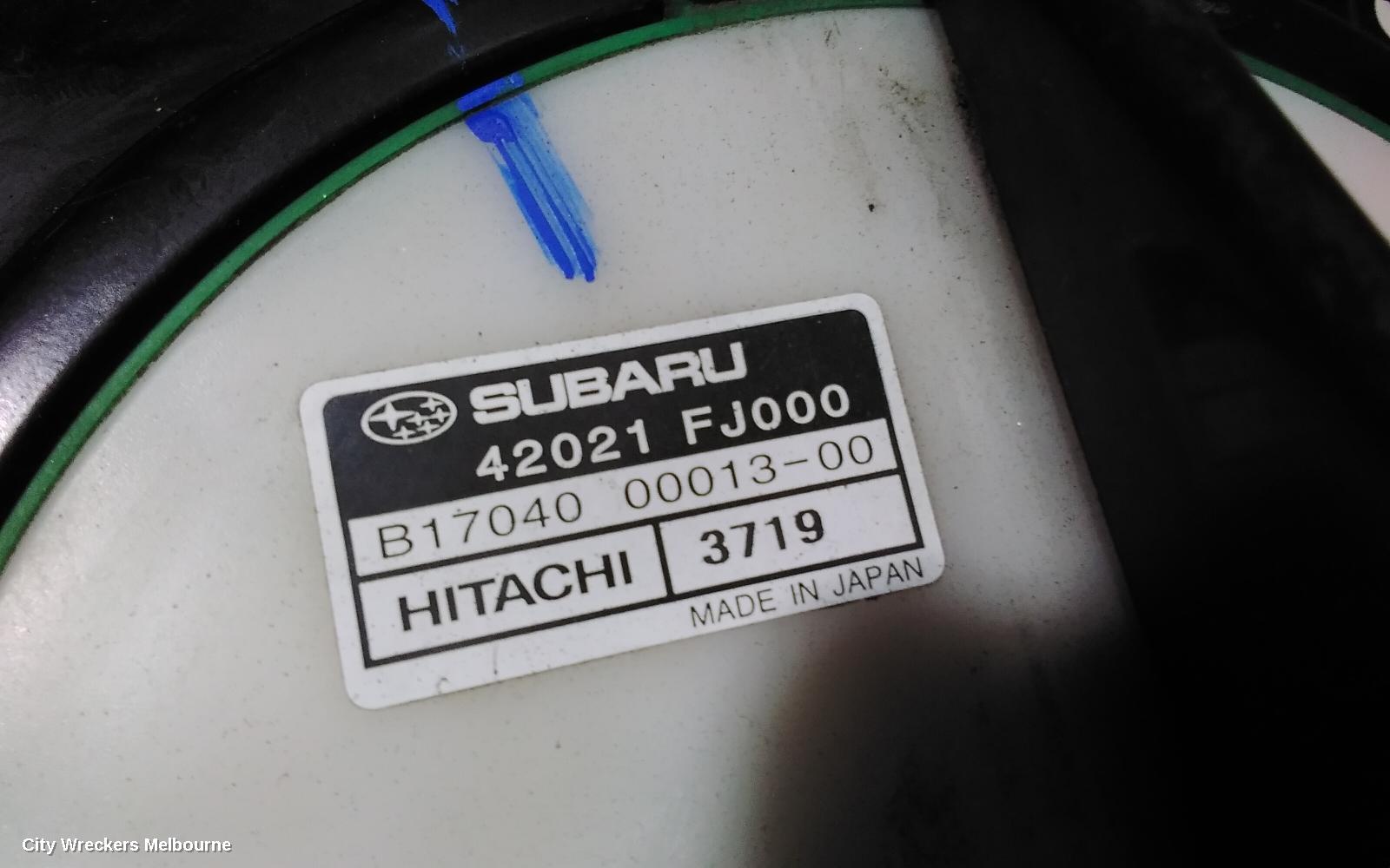 SUBARU XV FUEL PUMP, PETROL, 2.0, FB20, IN TANK, G4X, 08/2011 - 04/2017