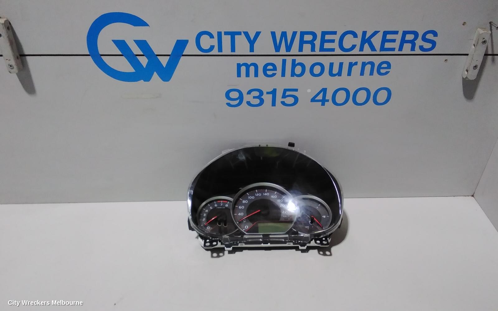 TOYOTA YARIS INSTRUMENT CLUSTER, AUTO T/M, NCP13#, 07/2014 - 12/2019