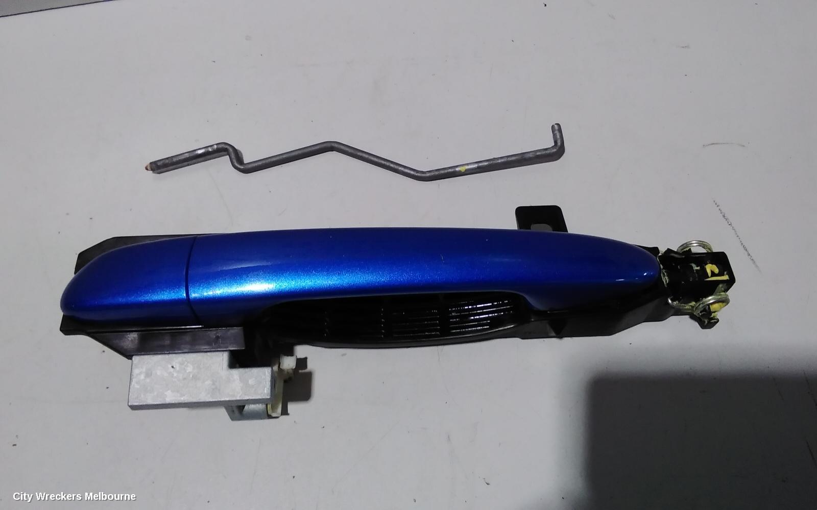 MAZDA 2 DOOR HANDLE, DJ/DL, LH FRONT, OUTER, HATCH/SEDAN, COLOUR CODED, 09/2014 - 10/2019