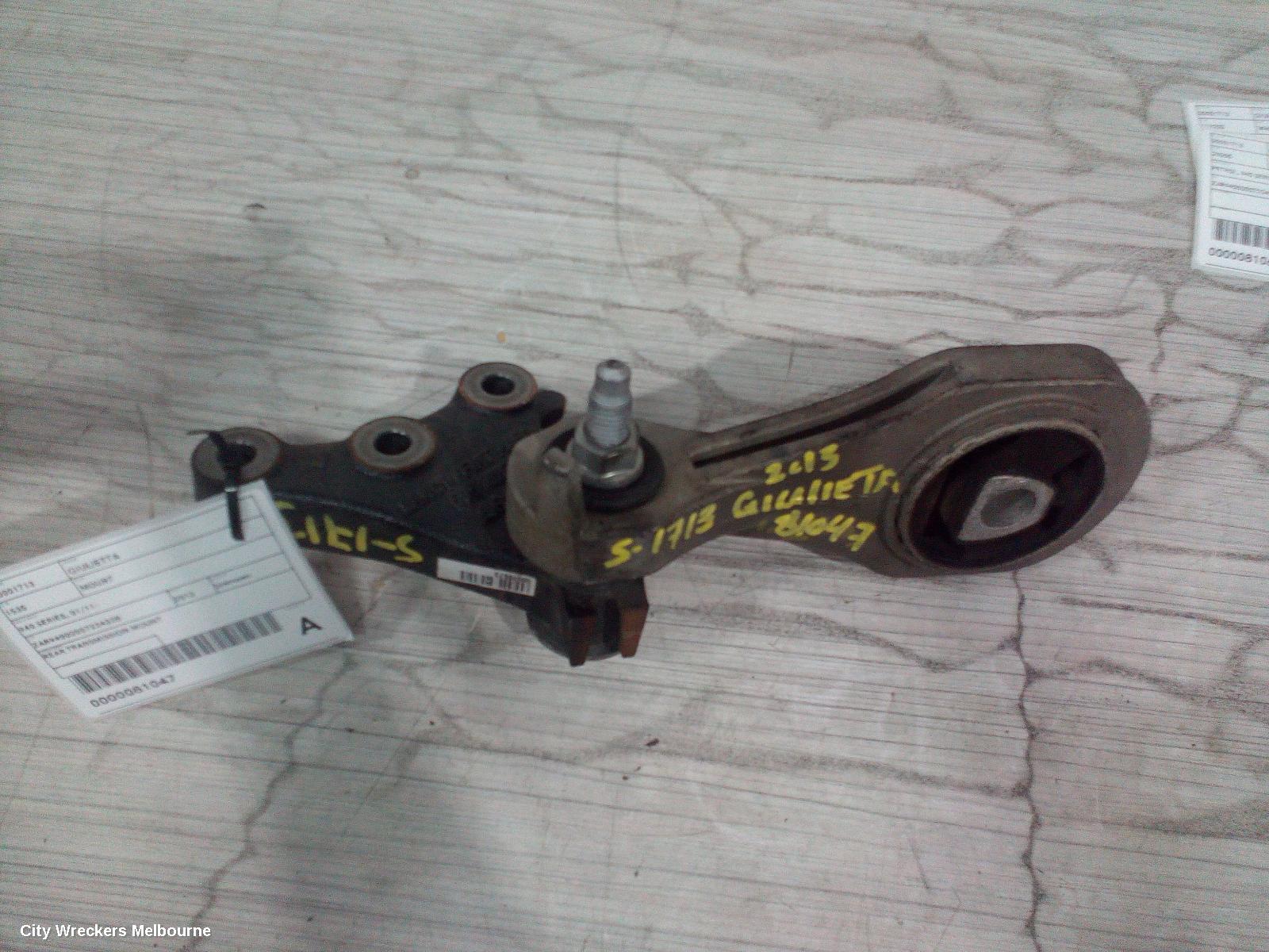 ALFA ROMEO GIULIETTA MOUNT, 940 SERIES, 01/2011 - 12/2020