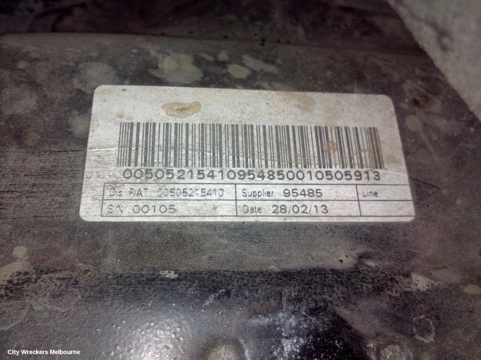 ALFA ROMEO GIULIETTA FRT XMEMBER/CRADLE, 940 SERIES, 01/2011 - 12/2020