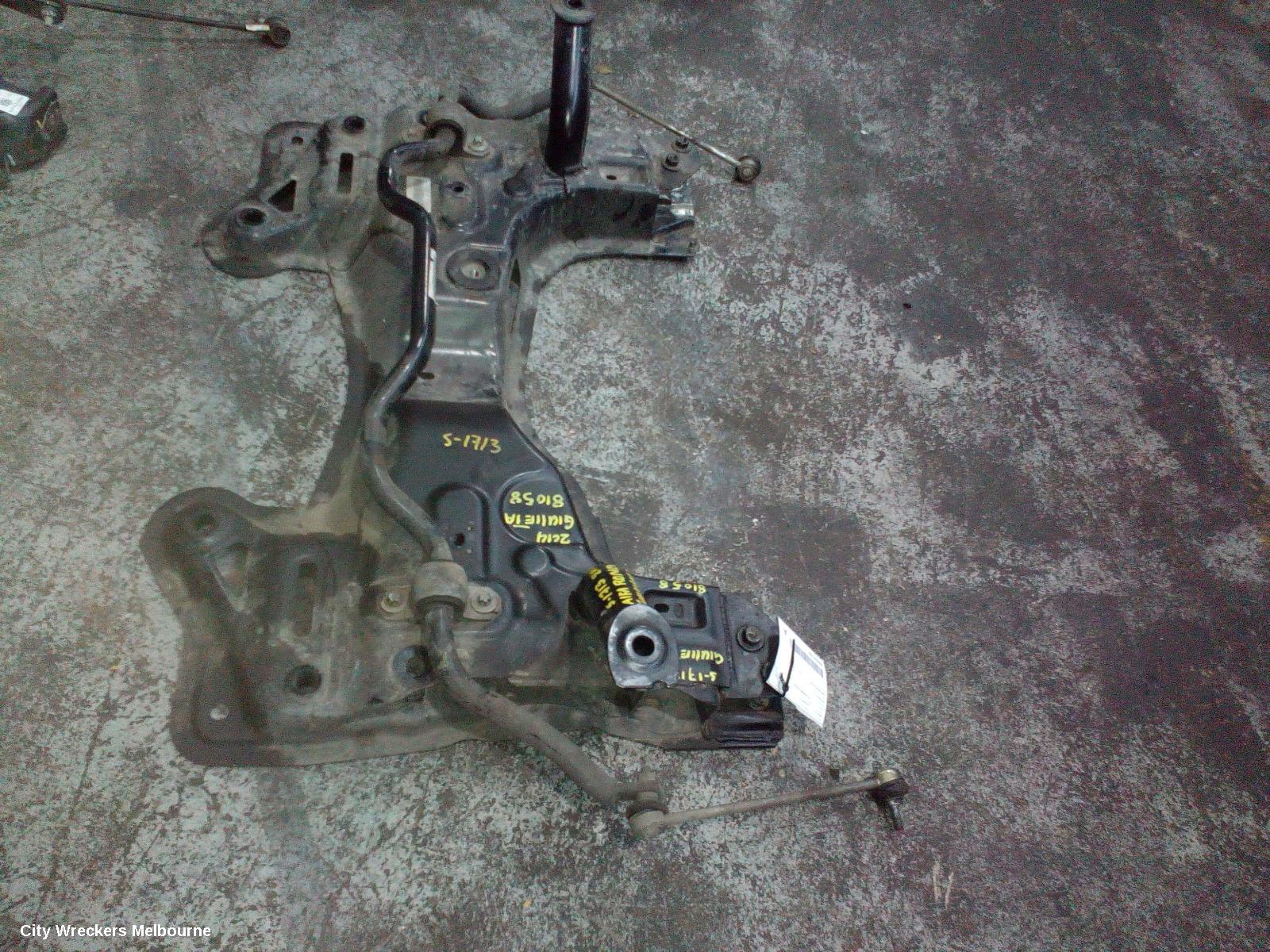 ALFA ROMEO GIULIETTA FRT XMEMBER/CRADLE, 940 SERIES, 01/2011 - 12/2020