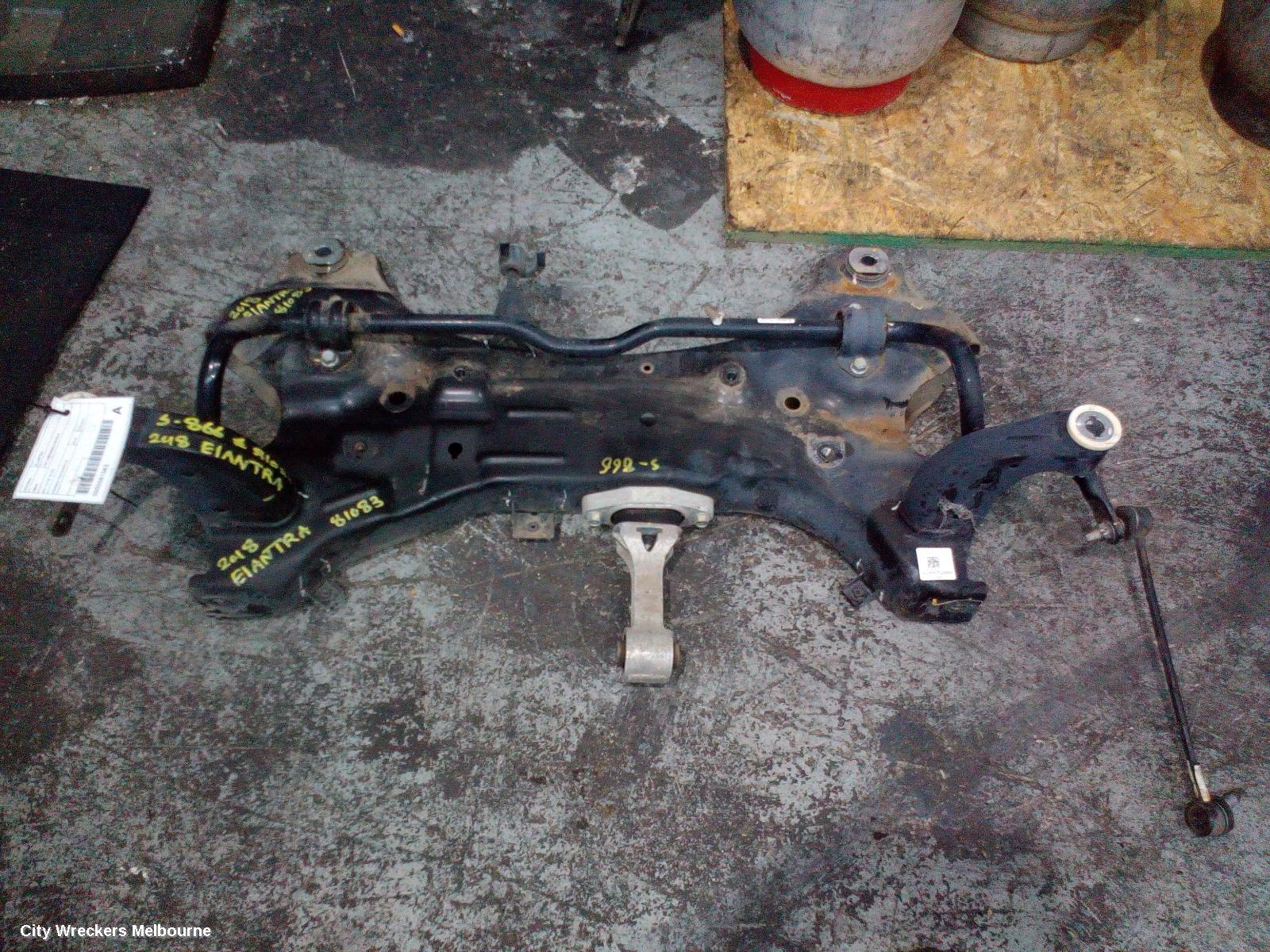 HYUNDAI ELANTRA FRT XMEMBER/CRADLE, AD, 12/2015 - 12/2020