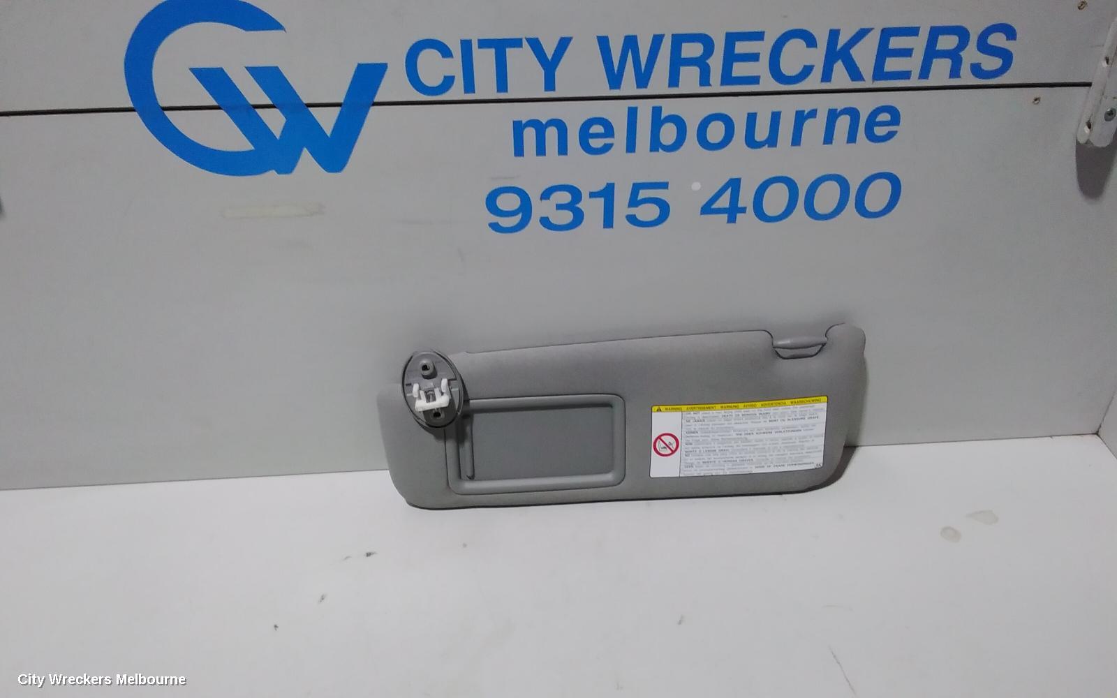 TOYOTA CAMRY SUNVISOR, ASV50/AVV50, LH SIDE, NON LAMP TYPE, 12/2011 - 10/2017