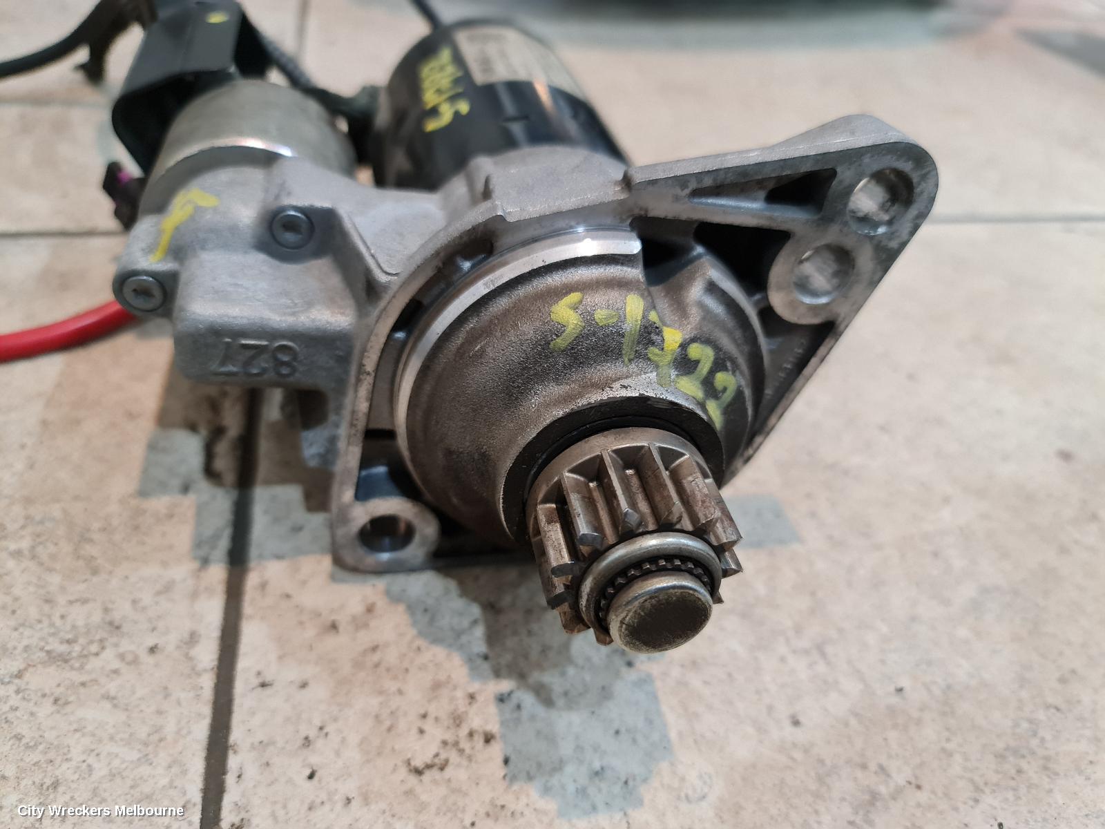 VOLKSWAGEN CADDY STARTER, DIESEL, 1.6, AUTO T/M, VALEO, 2K, 08/2010 - 06/2015