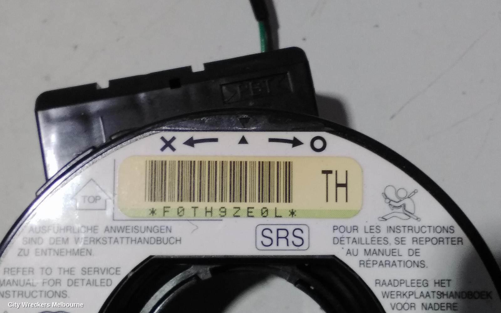 HONDA ACCORD AIRBAG MODULE/SENSOR, CLOCKSPRING, 8TH GEN, EURO (VIN JHMCU), 06/2008 - 12/2015
