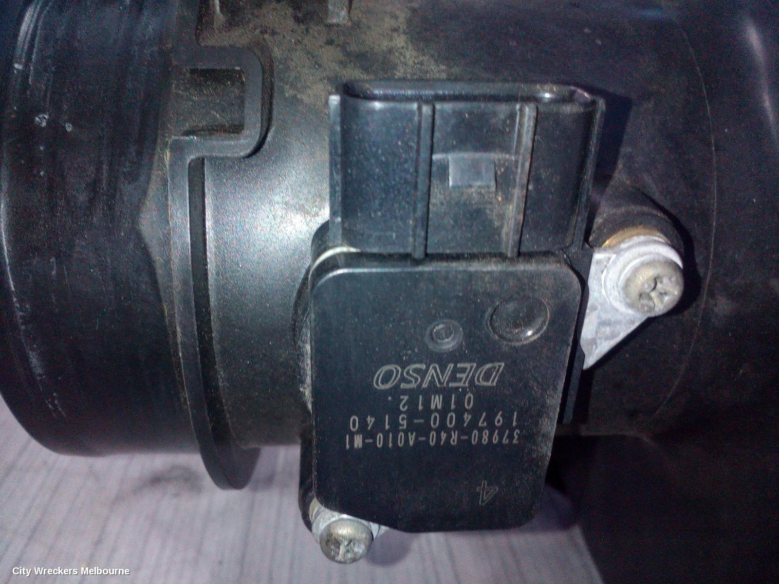 HONDA ACCORD AIR FLOW METER, 2.4, 8TH GEN, EURO (VIN JHMCU), 06/2008 - 06/2011