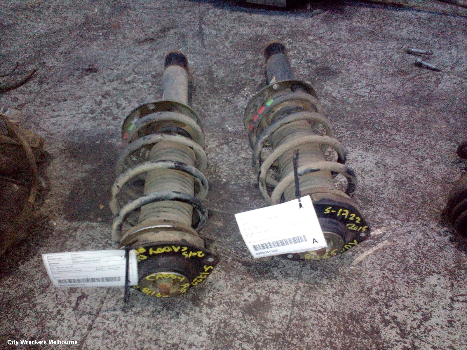 VOLKSWAGEN CADDY LEFT FRONT STRUT, 2K, 08/2010 - 06/2015