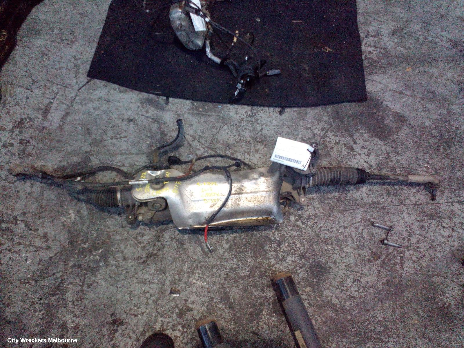VOLKSWAGEN CADDY STEERING BOX/RACK, 2K-2KN, ELECTRIC TYPE, 12/2004 - 02/2021