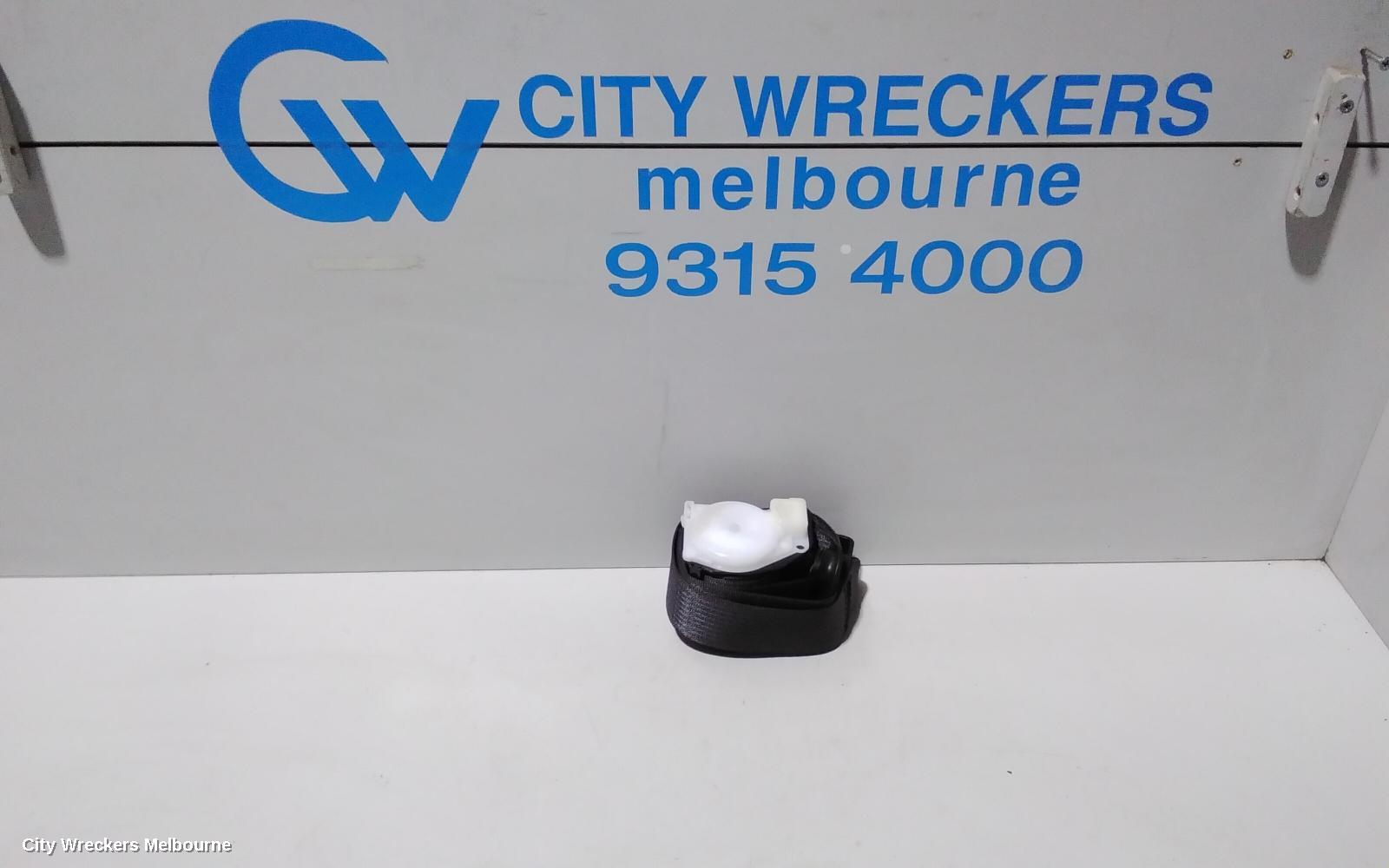HOLDEN TRAX SEATBELT/STALK, RH REAR, SEAT BELT ONLY, TJ SERIES, 08/2013 - 12/2020