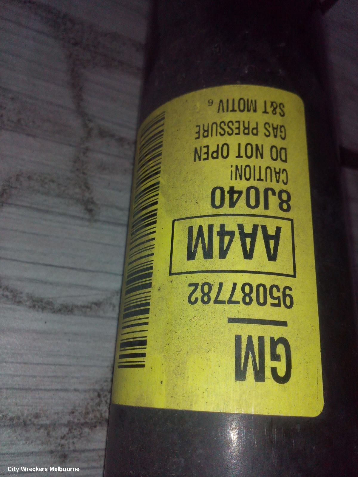 HOLDEN TRAX SHOCK ABSORBER, TJ SERIES, REAR (LH SIDE), 08/2013 - 12/2020