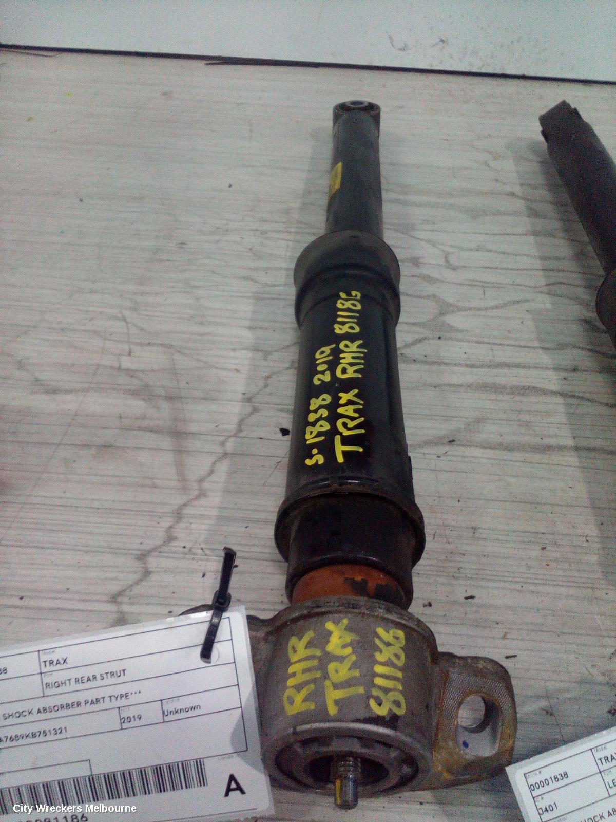 HOLDEN TRAX RIGHT REAR STRUT, ***USE SHOCK ABSORBER PART TYPE***